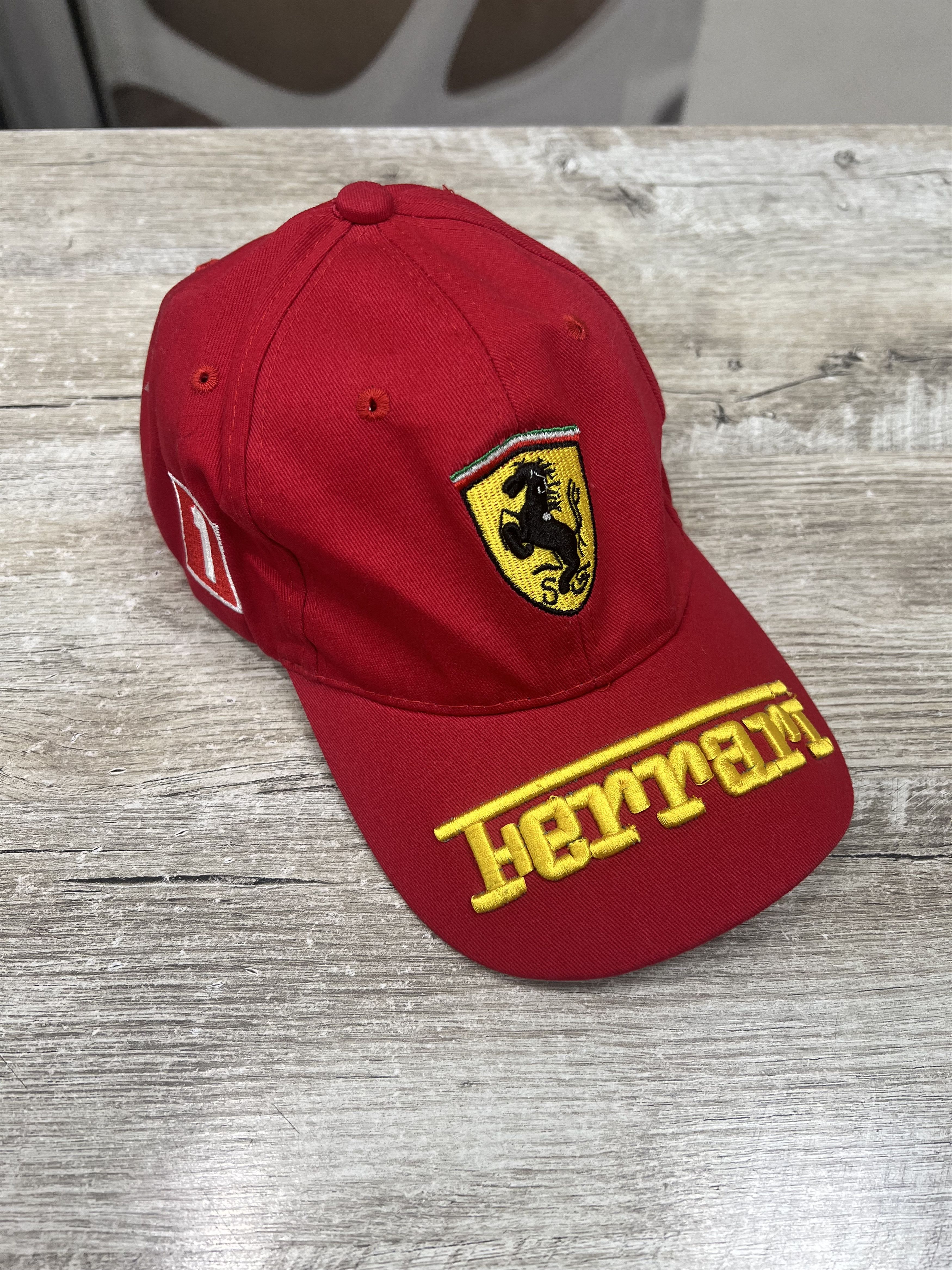 NASCAR VINTAGE FERRARI MICHAEL SCHUMACHER RACING F1 CAP RETRO 90s Size ONE SIZE - 1 Thumbnail