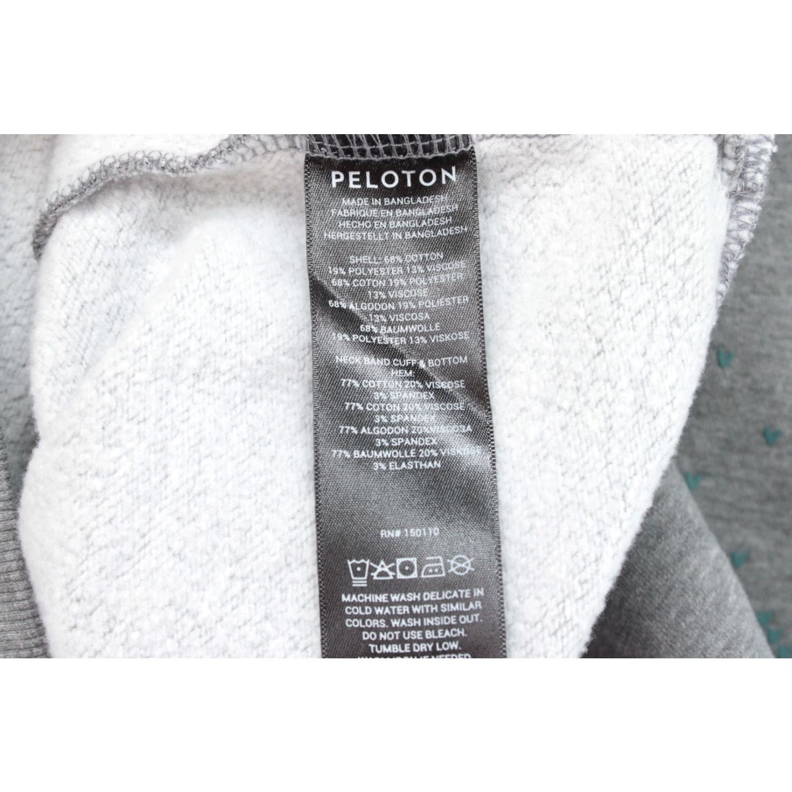 Vintage PELOTON Sweatshirt Women Large Gray Holiday Oversized Athleisure Pullover Crew Neck Logo Graphic Print Casual Sportswear Christmas 90s Theme Womens Size L / US 10 / IT 46 - 5 Thumbnail