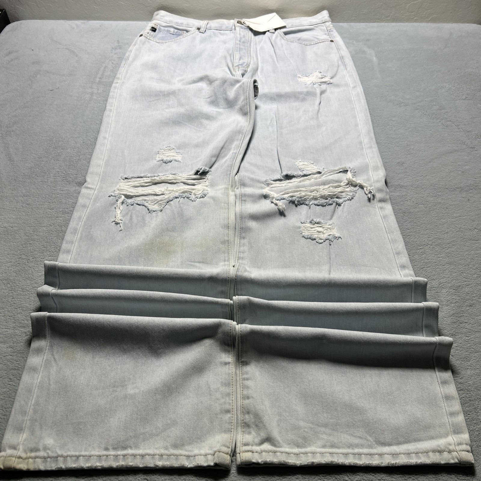 JNCO Kancan Beyond Baggy Jeans Womens 36x35 Hamilton Wide Loose Size 36" / US 14 / IT 50 - 6 Thumbnail