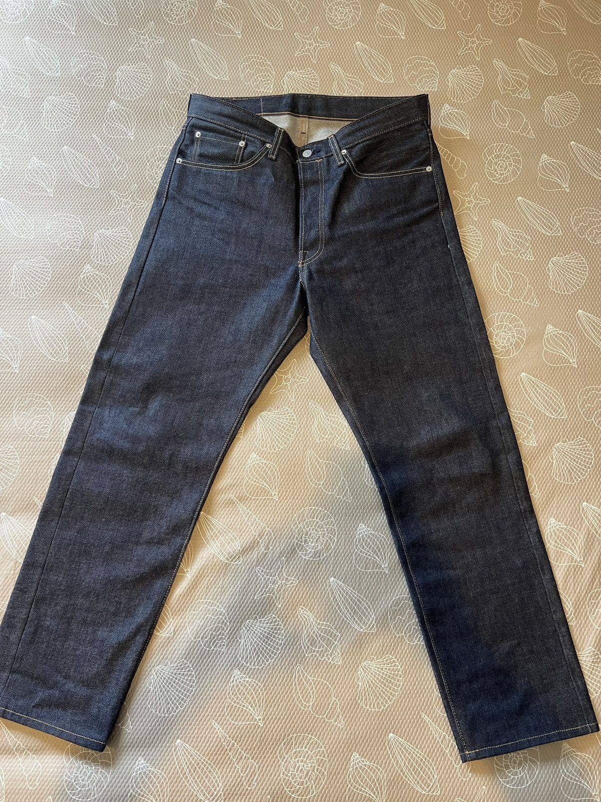 DENIM TEARS × Levi's Denim Tears x Levi’s Plain Jane Selvedge Raw 501s Size US 33 - 1 Thumbnail