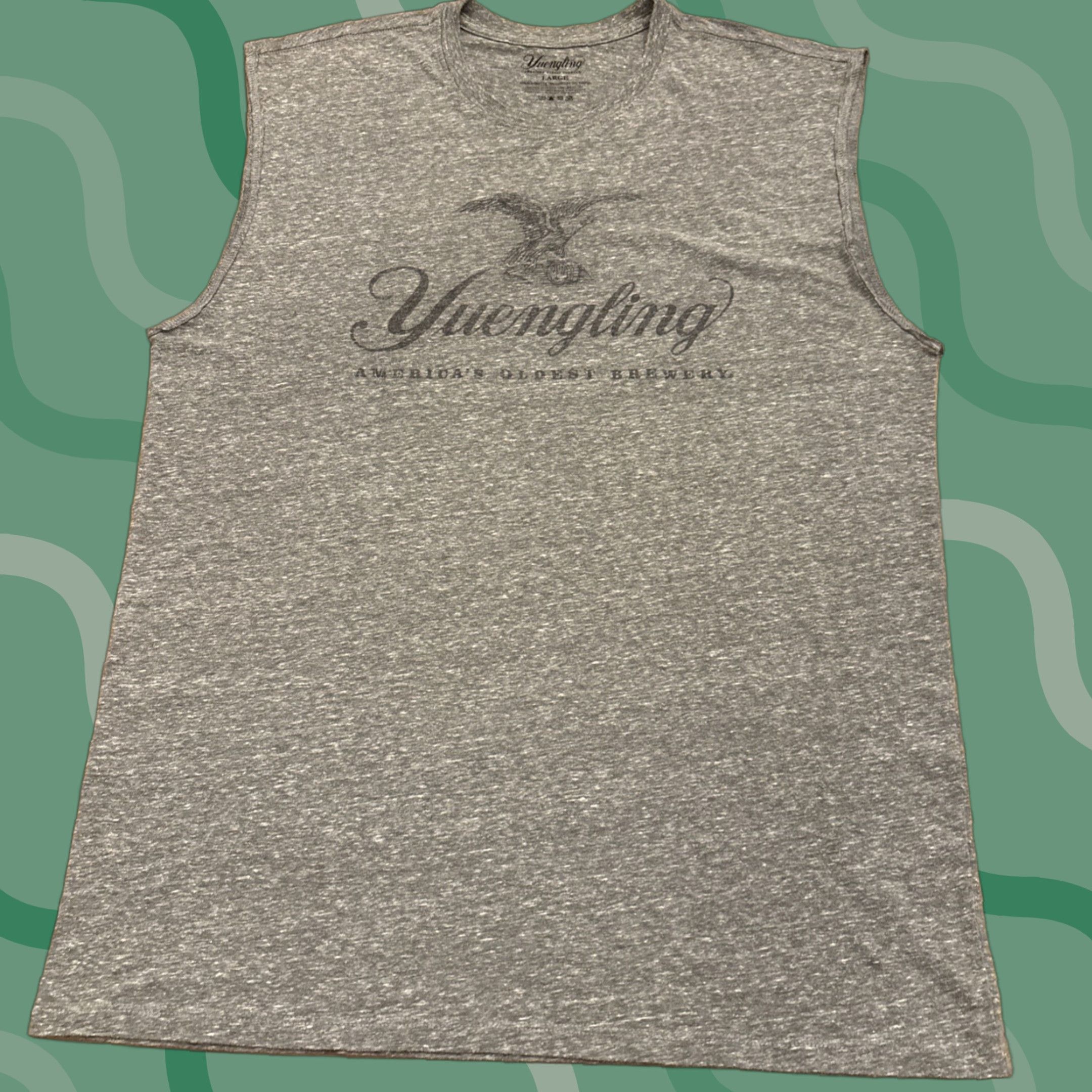 Vintage Yuengling Shirt Slim Sleeveless Gray Size L Men Beer Americana Vintage - Limited Oldest Brewery Theme Pennsylvanian Classic T-Shirt Men Size US L / EU 52-54 / 3 - 1 Thumbnail