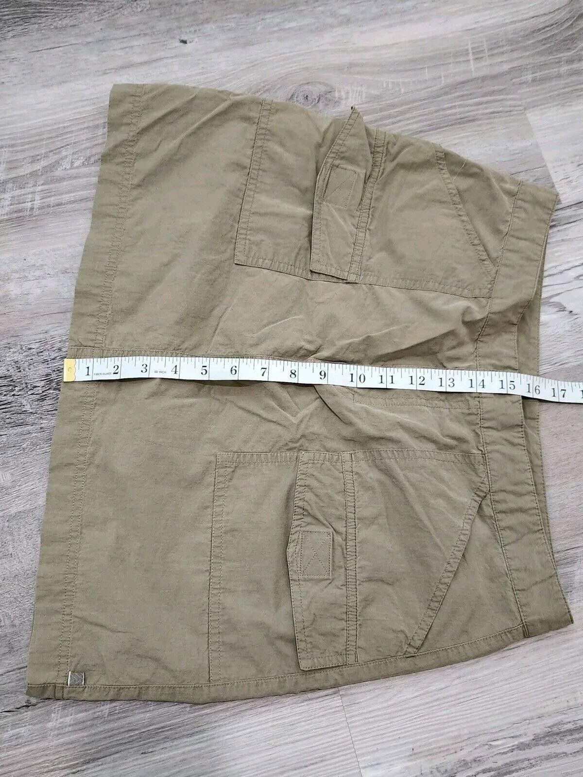 Designer Vintage Alpine Designs Cargo Skirt Large Khaki Y2k Short Size 36" / US 14 / IT 50 - 5 Thumbnail