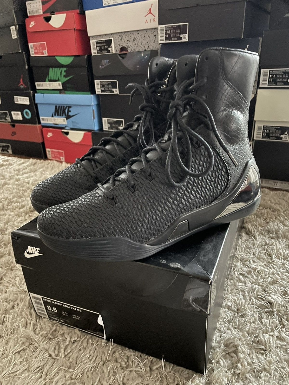 Nike Nike Kobe 9 High KRM EXT Black Mamba Size US 8.5 / EU 41-42 - 1 Thumbnail