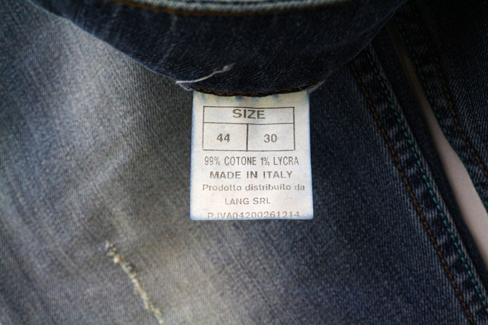 Takeshy Kurosawa W30 Slim Fit Blue Cotton Stretch Distressed Jeans 75681 Size US 30 / EU 46 - 5 Thumbnail