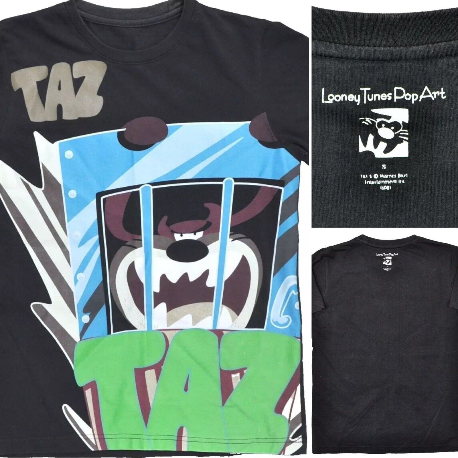 Other Taz Graffiti Cage Pop Art T-Shirt size Small Tasmanian Devil Size US S / EU 44-46 / 1 - 1 Thumbnail