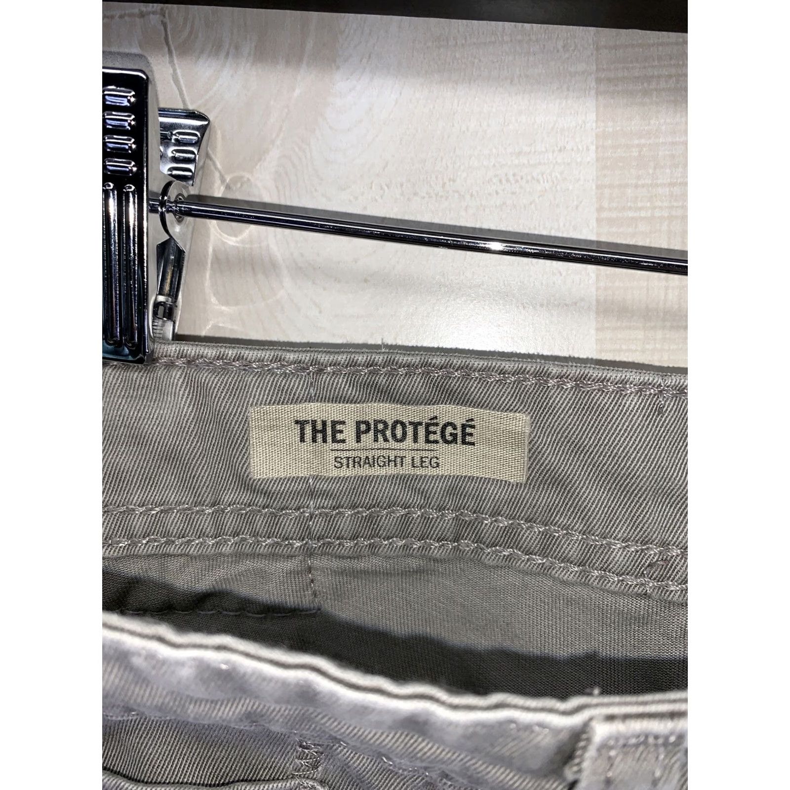 Vintage AG Adriano Goldschmied The Protégé Womens Pants Straight Size 29 Gray Cotton Blend Chino 29in Casual Workwear Vintage No Womens Size 29" - 6 Thumbnail