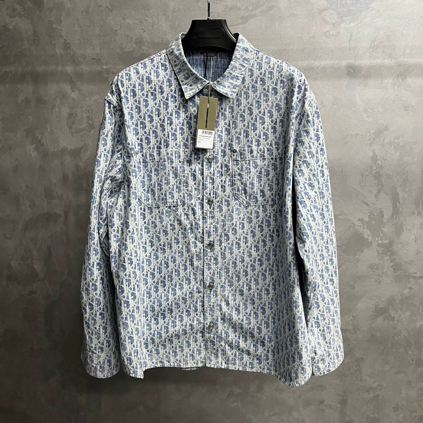 Dior dior blue floral long sleeve shirt size 44 Size US S / EU 44-46 / 1 - 1 Thumbnail