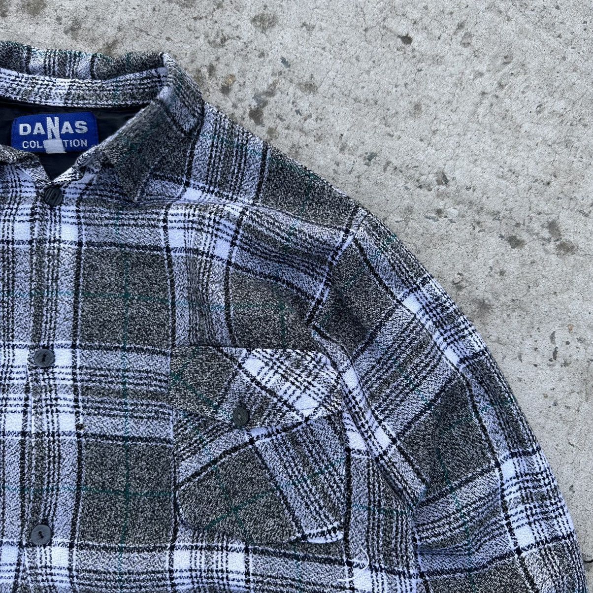 Flannel Vintage Wester Style Checked Shirt Button Up Y2K Cowboy 00s Size US XL / EU 56 / 4 - 6 Thumbnail