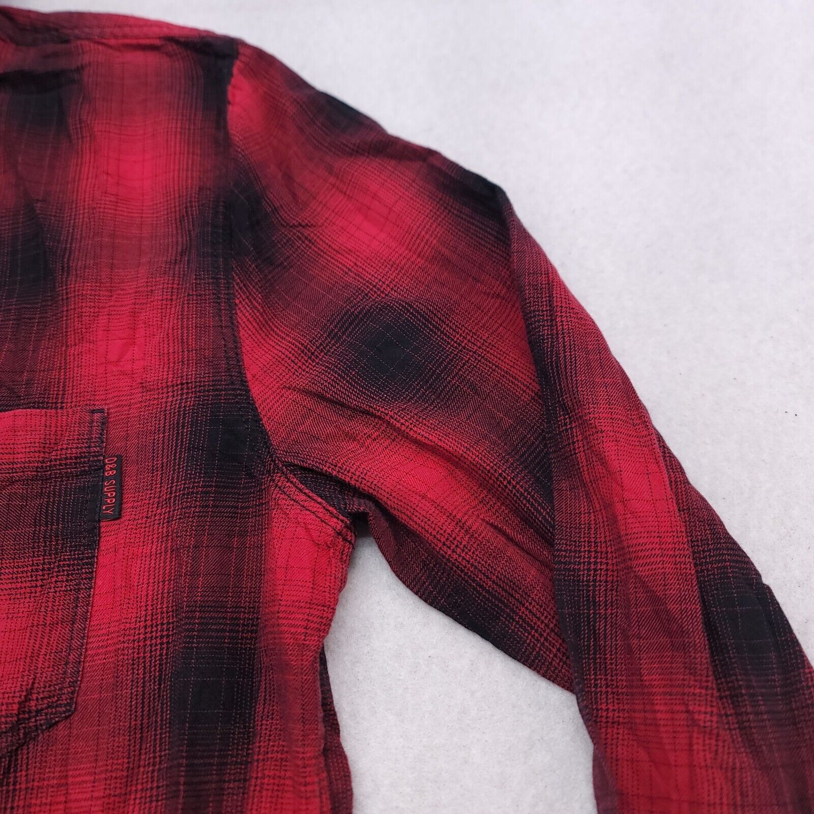 H&M H&M Divided Tartan Flannel Button Up Shirt Womens Size M Red Size M / US 6-8 / IT 42-44 - 5 Thumbnail