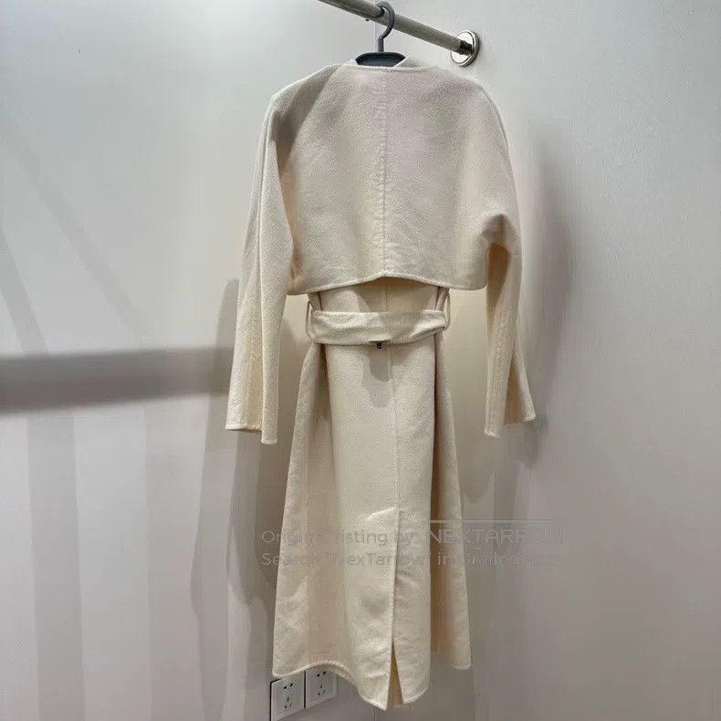 Hermes Hermes Chain Embellished Cashmere Coat Jacket Size XXS / US 00 / IT 34 - 2 Thumbnail