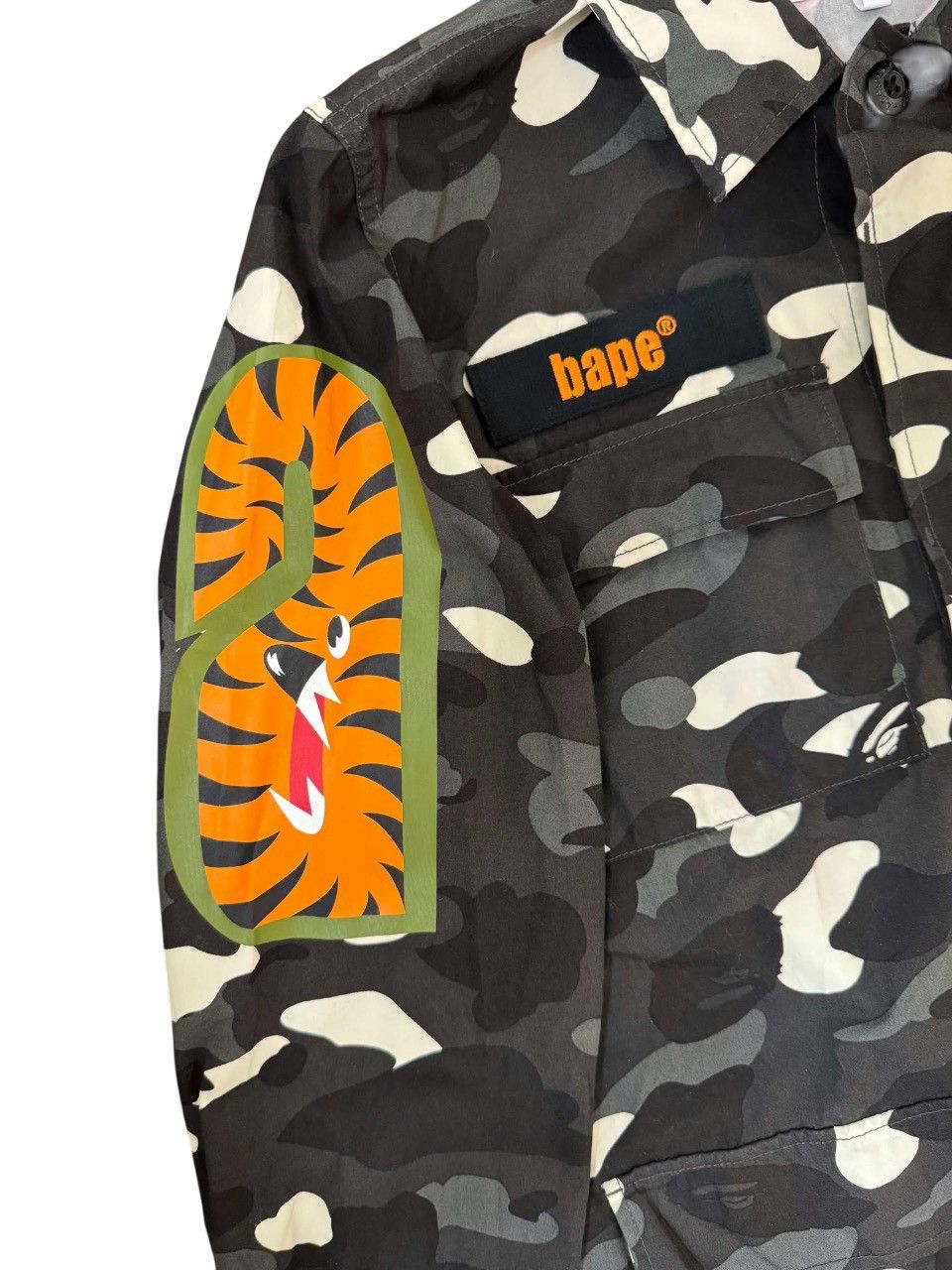 Bape City Camo Shark Military Shirt Size US M / EU 48-50 / 2 - 3 Thumbnail