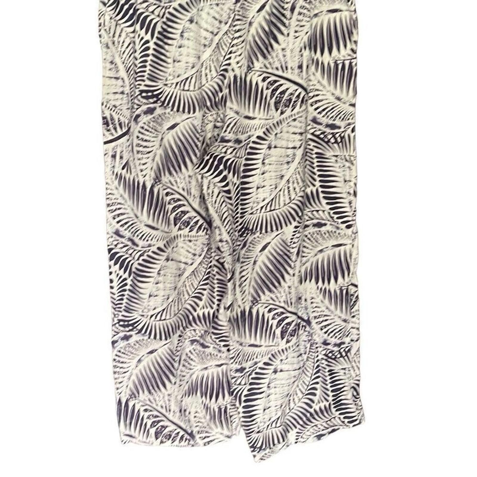 Elie Tahari Tahari linen high waisted wide leg, Palazzo pants size XL Size 40" / US 18 - 2 Thumbnail