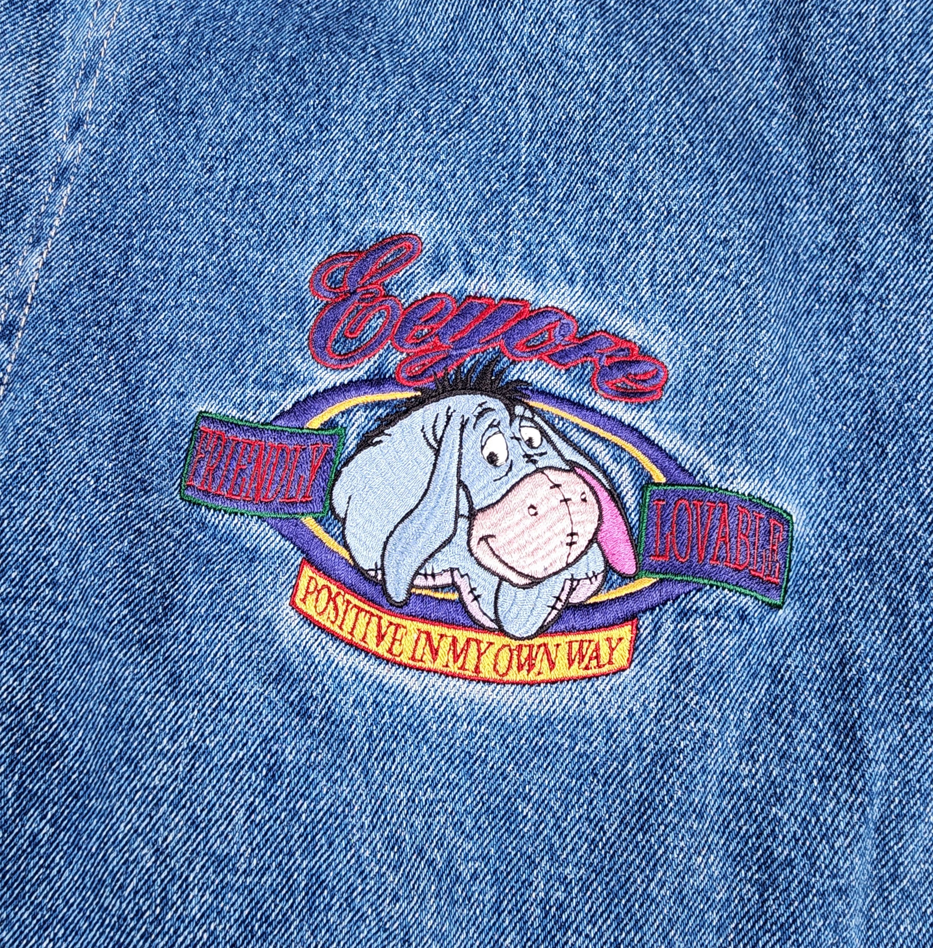 Disney Vintage Disney Eeyore friends forever denim jacket Size XL Size US XL / EU 56 / 4 - 5 Thumbnail