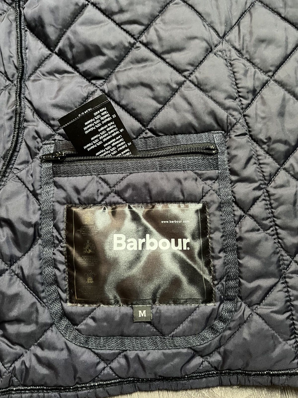 Barbour Barbour Liddesdale Quilted Jacket Corduroy Navy Black Size M Size US M / EU 48-50 / 2 - 5 Thumbnail