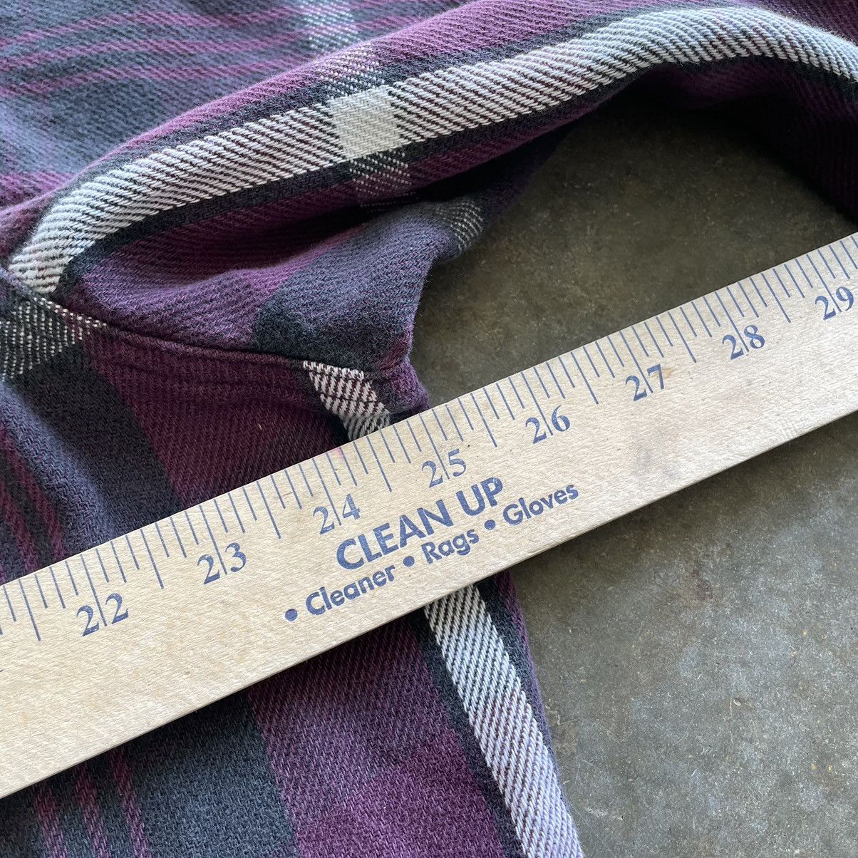 Vintage × Wrangler Vintage 90s Wrangler Plaid Button Up Shirt Grunge Skater Size US XL / EU 56 / 4 - 7 Thumbnail