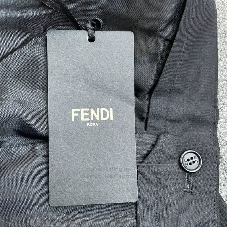 Fendi Fendi Black solid color wool dress pants Size 50L - 5 Thumbnail