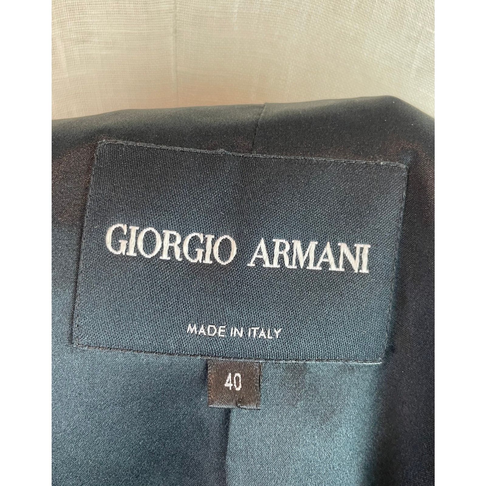 Giorgio Armani Giorgio Armani Textured Two Tone Blazer, Size 8 Size M / US 6-8 / IT 42-44 - 3 Thumbnail