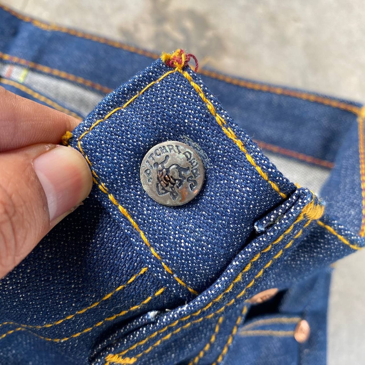 Vintage VERY RARE VINTAGE 60-70S PITCHRIDERS DENIM MADE IN CANADA Size US 28 / EU 44 - 18 Thumbnail
