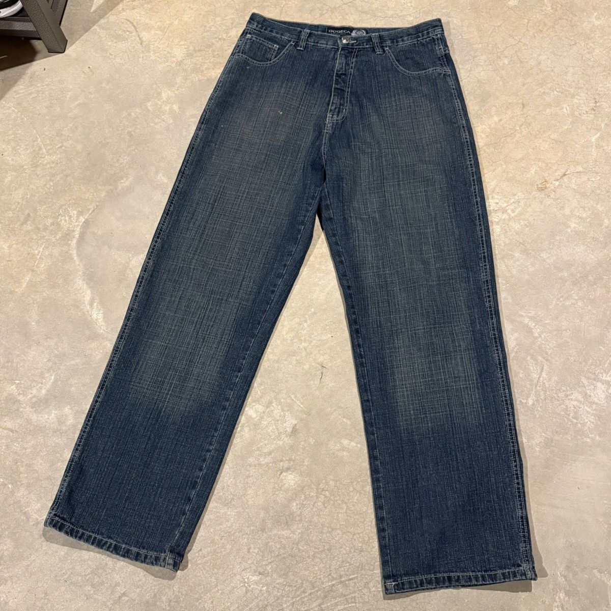 Vintage Vtg 2000s Baggy Mudwash Faded Jeans ERD Grunge Southpole Y2K Size US 35 - 2 Thumbnail