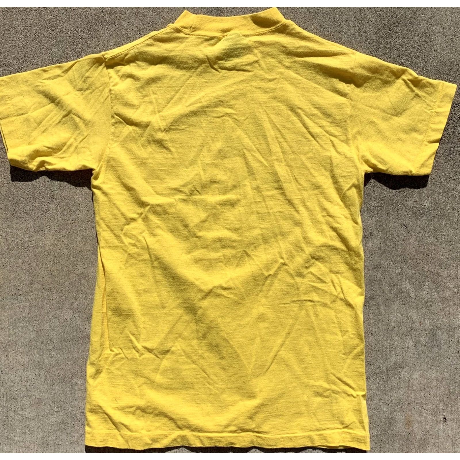 Anvil VINTAGE Angels Camp CA May 15-18 1980 T-Shirt S Anvil Unisex Short Sleeve Made In USA Yellow Graphic Tee 80s Horse & Buggy Days Size US S / EU 44-46 / 1 - 7 Thumbnail