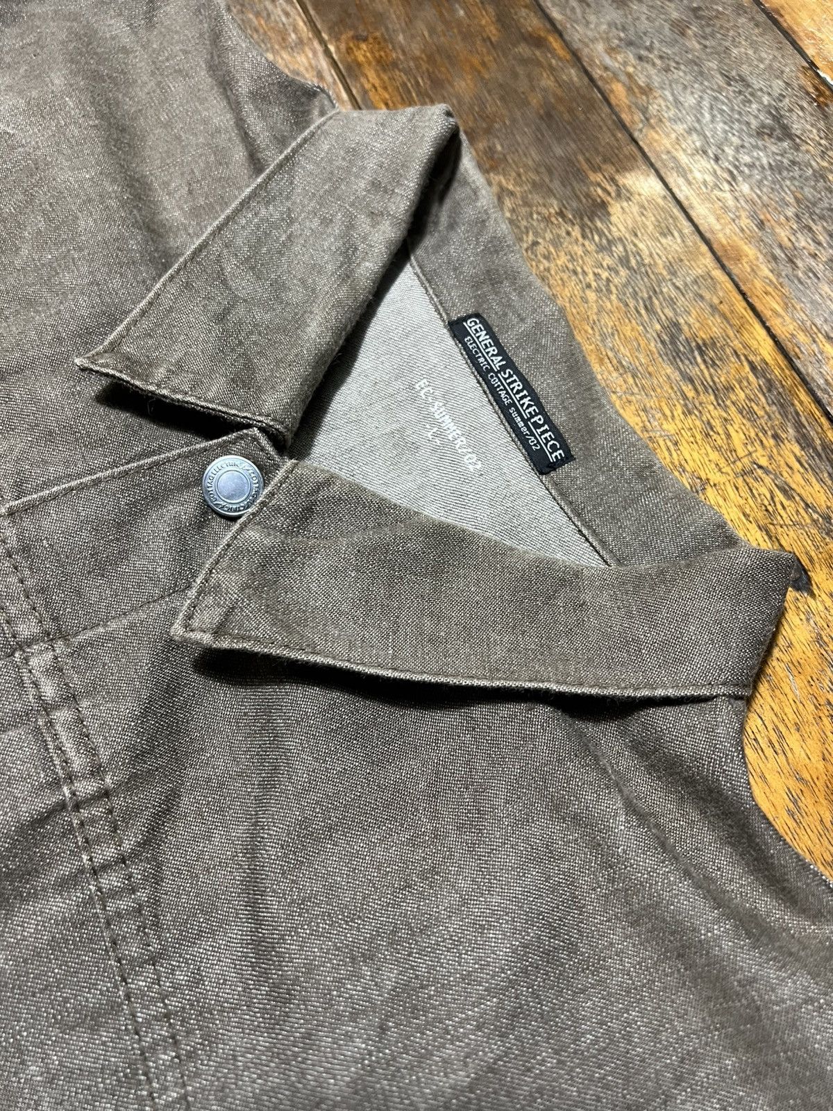 Electric Cottage Electric Cottage GeneralStrikePiece Summer / 02 Denim Jacket Size US L / EU 52-54 / 3 - 16 Thumbnail