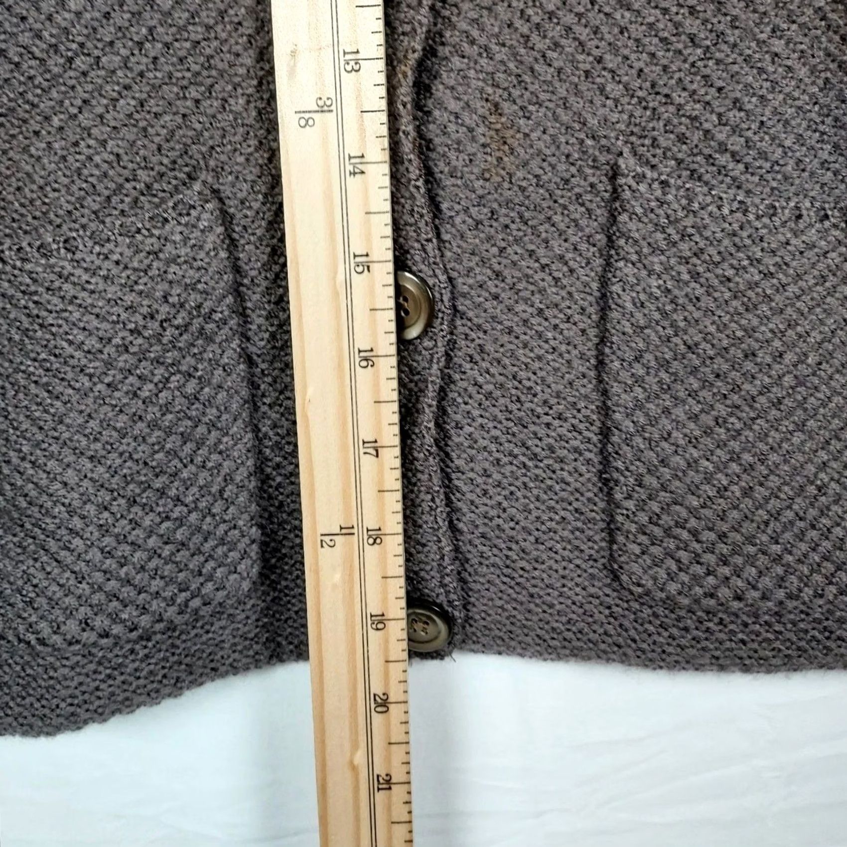 Vintage Tweeds Merino Wool Cardigan Blazer Size S Brown Button Front Jacket Women Regular Cardigan Tweed Solid Long Sleeve Winter Fall Size S / US 4 / IT 40 - 5 Thumbnail