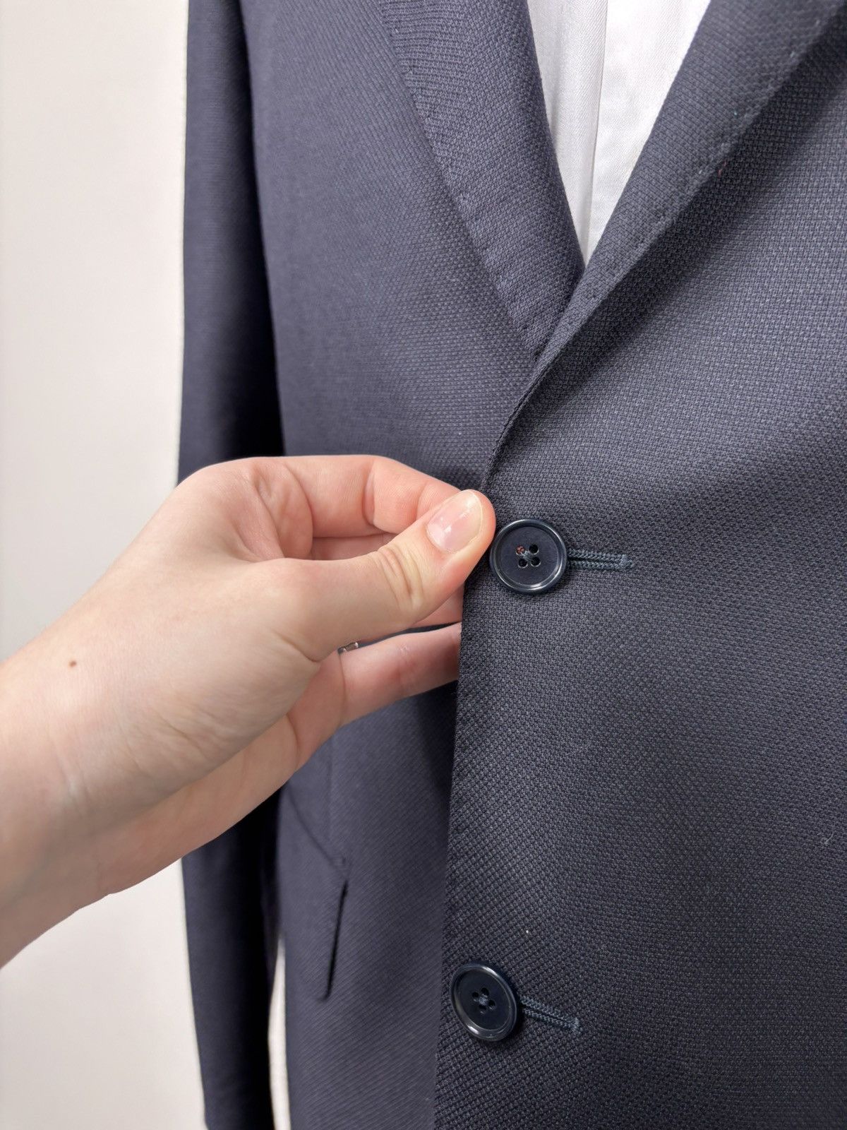 Tombolini Tombolini Men’s Navy Blue Wool Blazer Jacket Size 42R - 10 Thumbnail