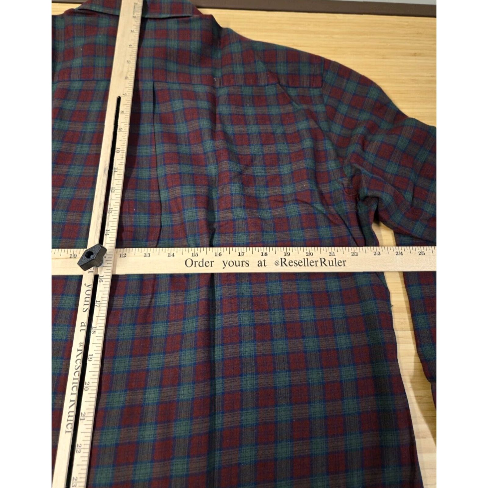 Brooks Brothers VINTAGE Brooks Brothers Flannel Shirt Men's M Red Maroon Plaid Sport Shirt Size US M / EU 48-50 / 2 - 7 Thumbnail