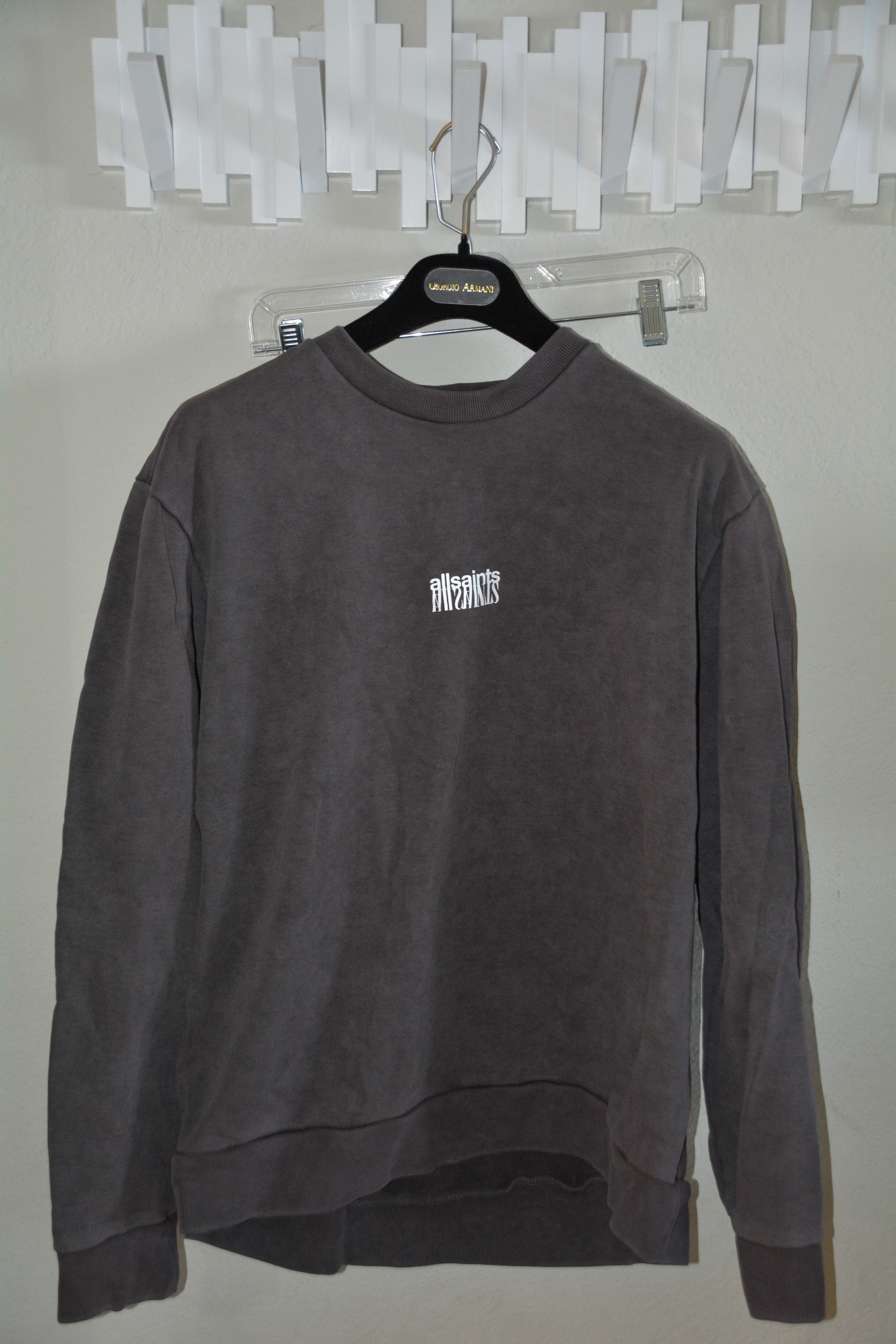Allsaints Allsaints Melted Logo Sweater Size US M / EU 48-50 / 2 - 1 Thumbnail