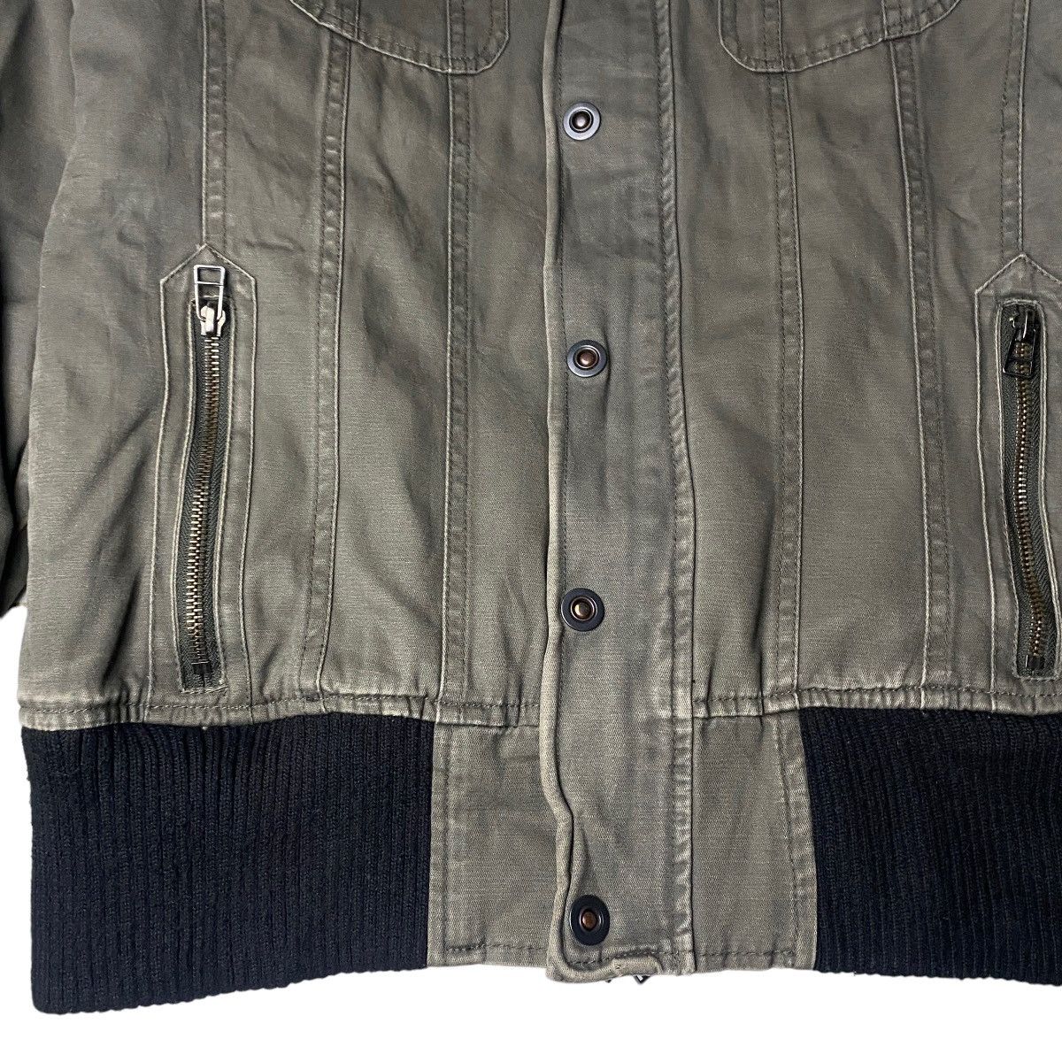 If Six Was Nine 2000's Jackrose Japanese Fur Raccoon Bomber Jacket Size US M / EU 48-50 / 2 - 10 Thumbnail