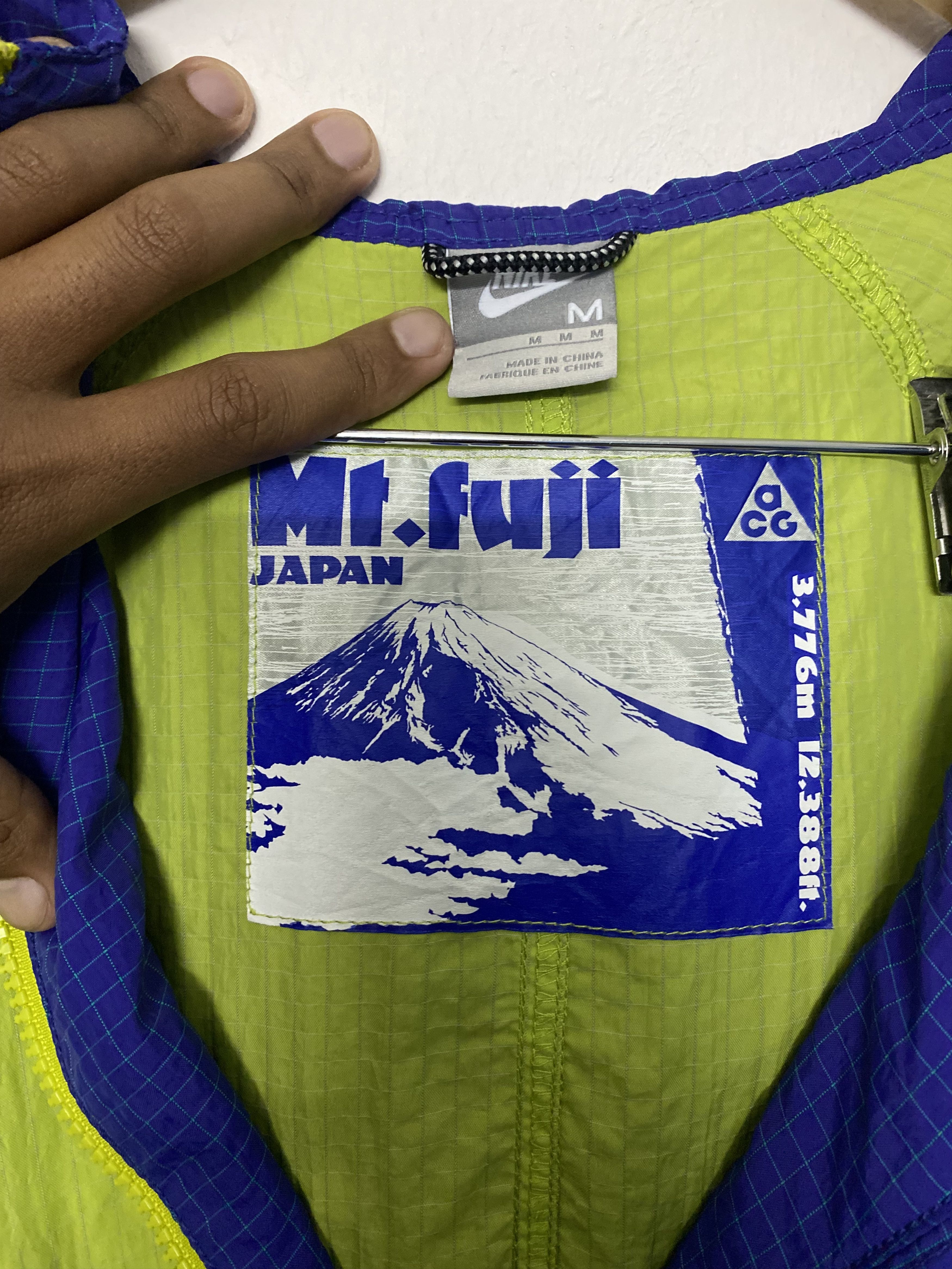 Nike ACG Vtg Nike ACG Mt. Fuji Windbreaker Jacket Size US M / EU 48-50 / 2 - 6 Thumbnail