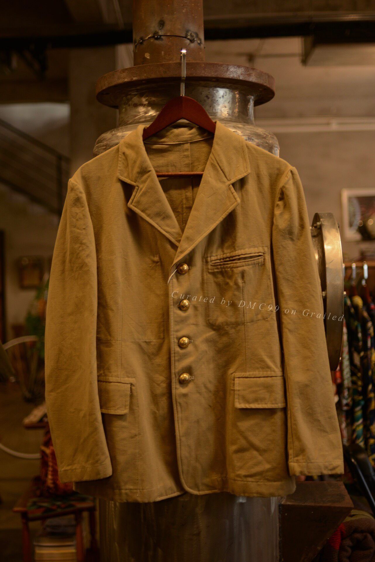 Vintage 1960s French Navy CFM Work Jacket Size US S / EU 44-46 / 1 - 1 Thumbnail