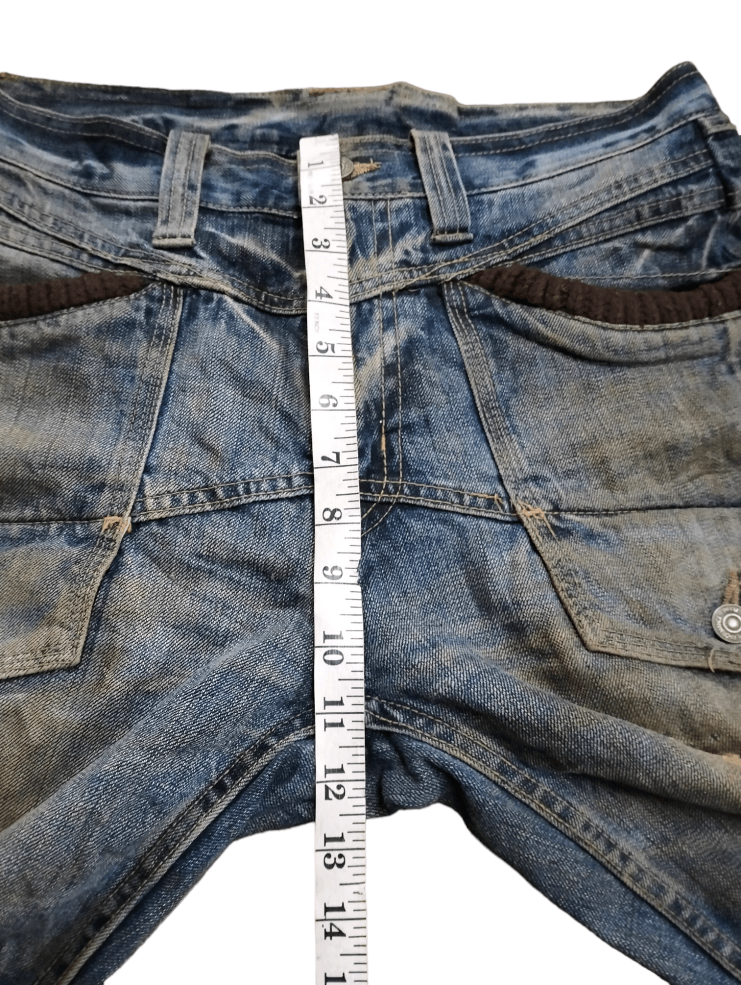 PPFM Flare PPFM Distressed Custom Pants Design Punk Style Size US 32 / EU 48 - 22 Thumbnail