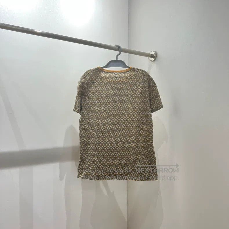 Hermes Hermes Classic Pig Nose Logo All-over Printed Short Sleeve Size S / US 4 / IT 40 - 5 Thumbnail