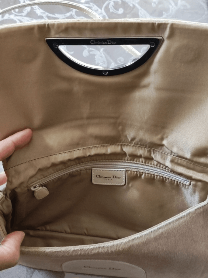 Christian Dior Monsieur × Dior Dior Bag Malice Saddle Shoulder Hodo Fur Leather 90s EX0031 Size ONE SIZE - 11 Thumbnail