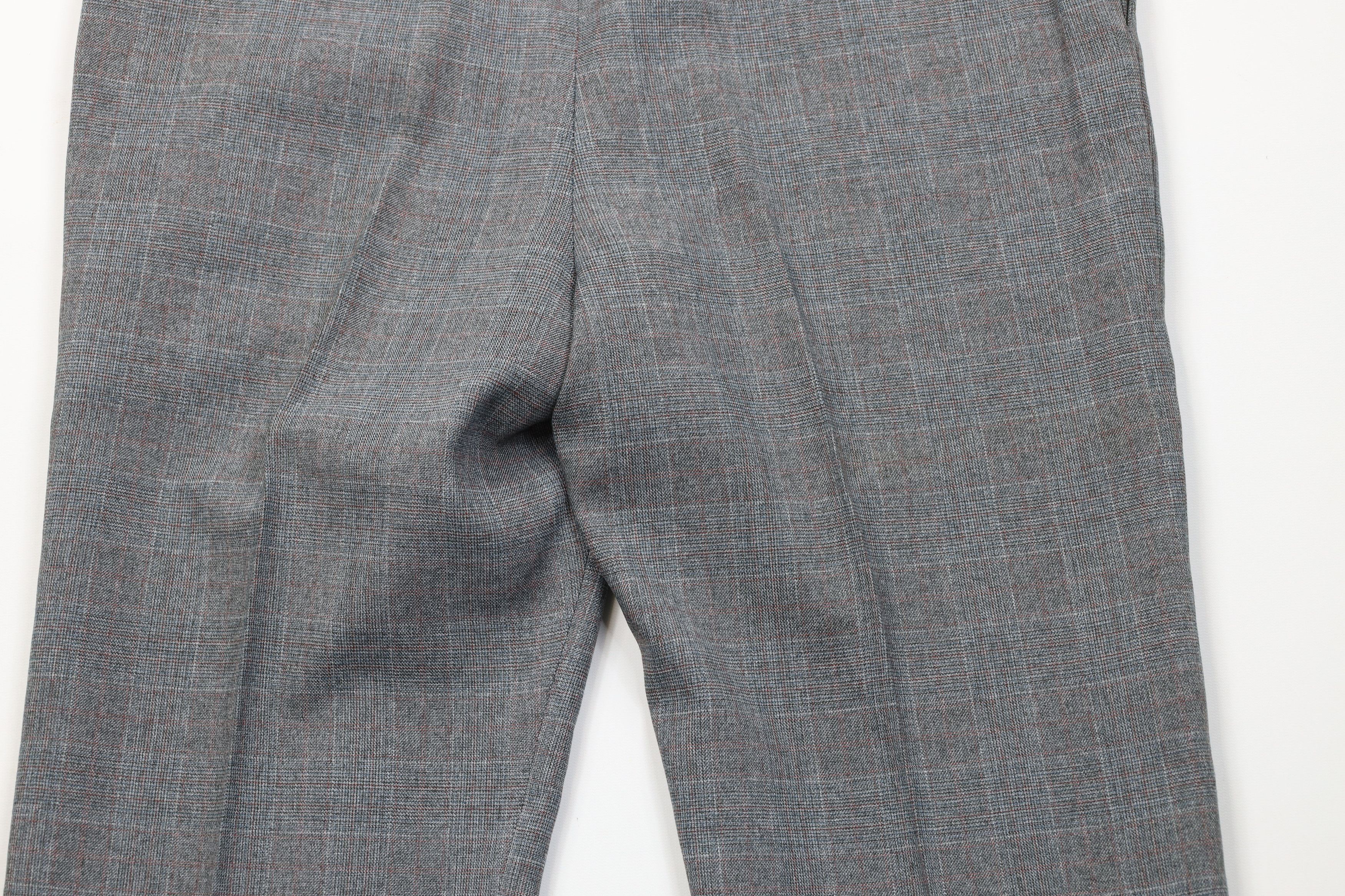 Vintage Vintage 70s Streetwear Flared Wide Leg Chino Pants Plaid USA Size US 36 / EU 52 - 11 Thumbnail