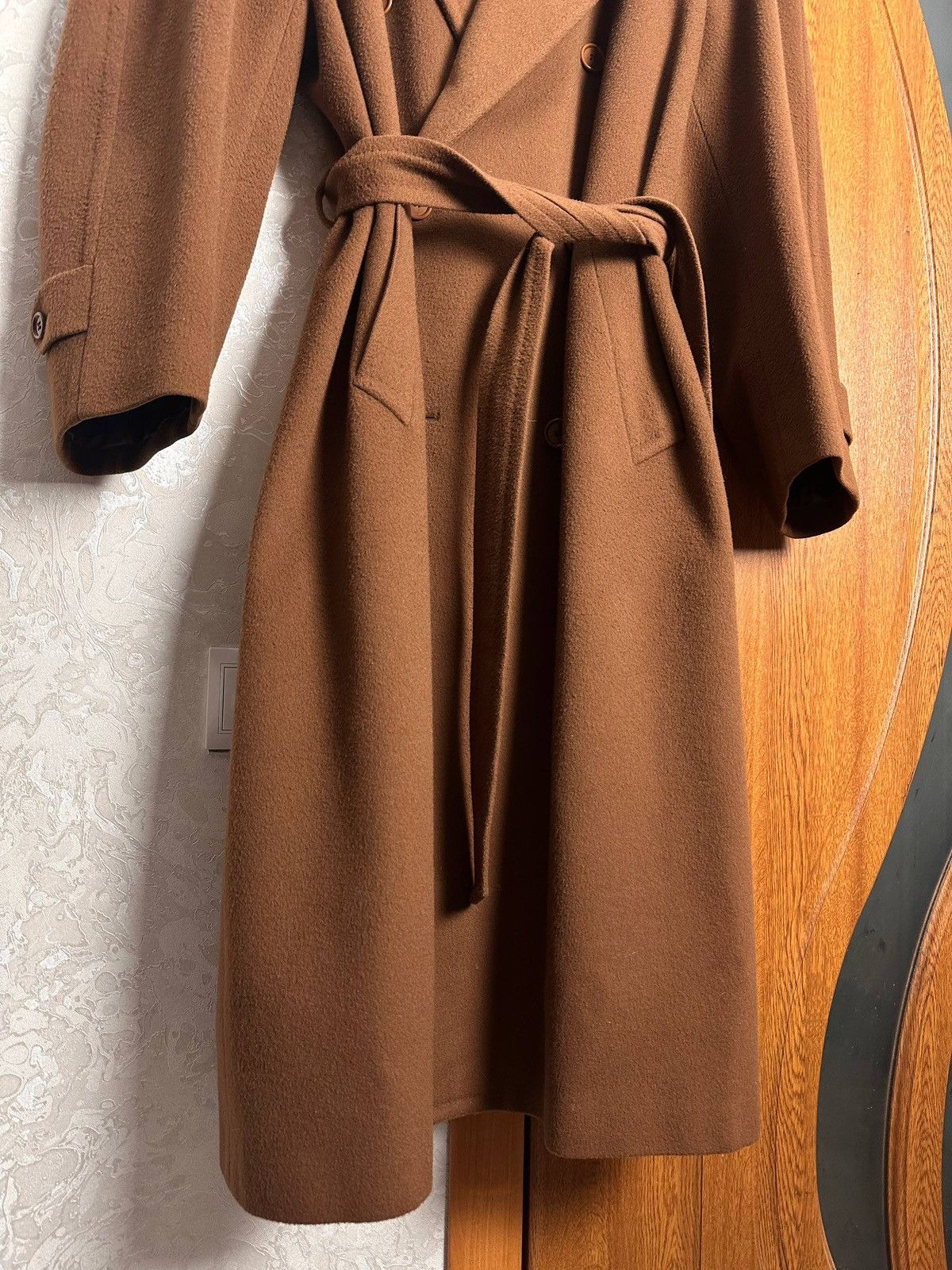 Lanvin Lanvin Paris Wool Cashmere Blend Double Breasted Trench Coat Size XL / US 12-14 / IT 48-50 - 6 Thumbnail