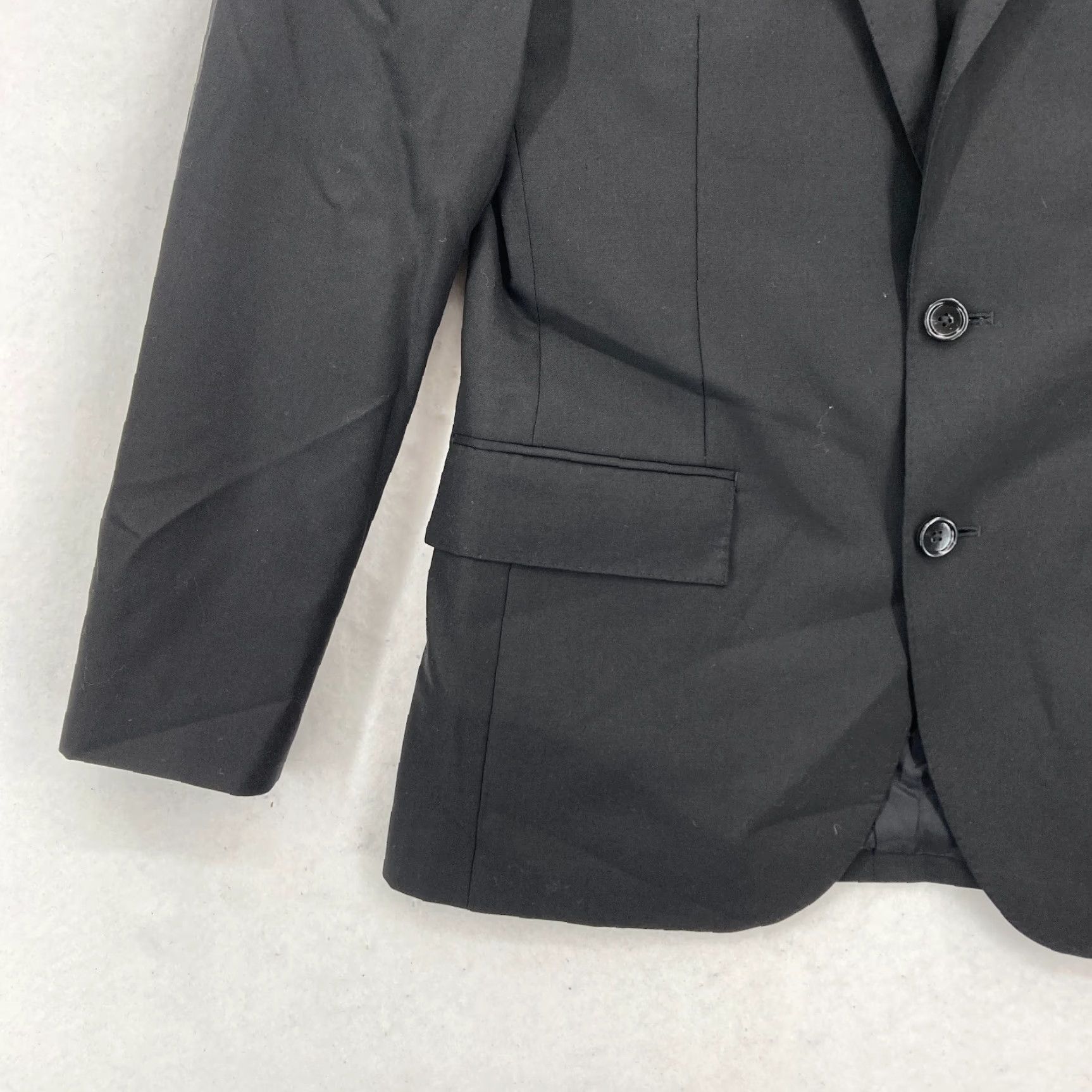 J.Crew J.CREW Ludlow Slim Fit Blazer Mens 36S Black Wool Loro Piana Vented Blazer Size 36R - 3 Thumbnail