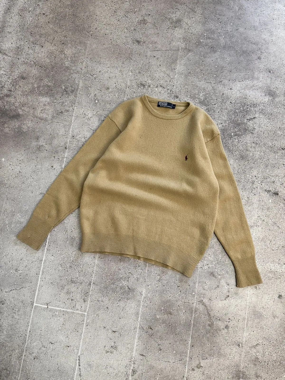 Polo Ralph Lauren FADED Polo Ralph Lauren Cable Knit cottone sweater Size US M / EU 48-50 / 2 - 13 Thumbnail