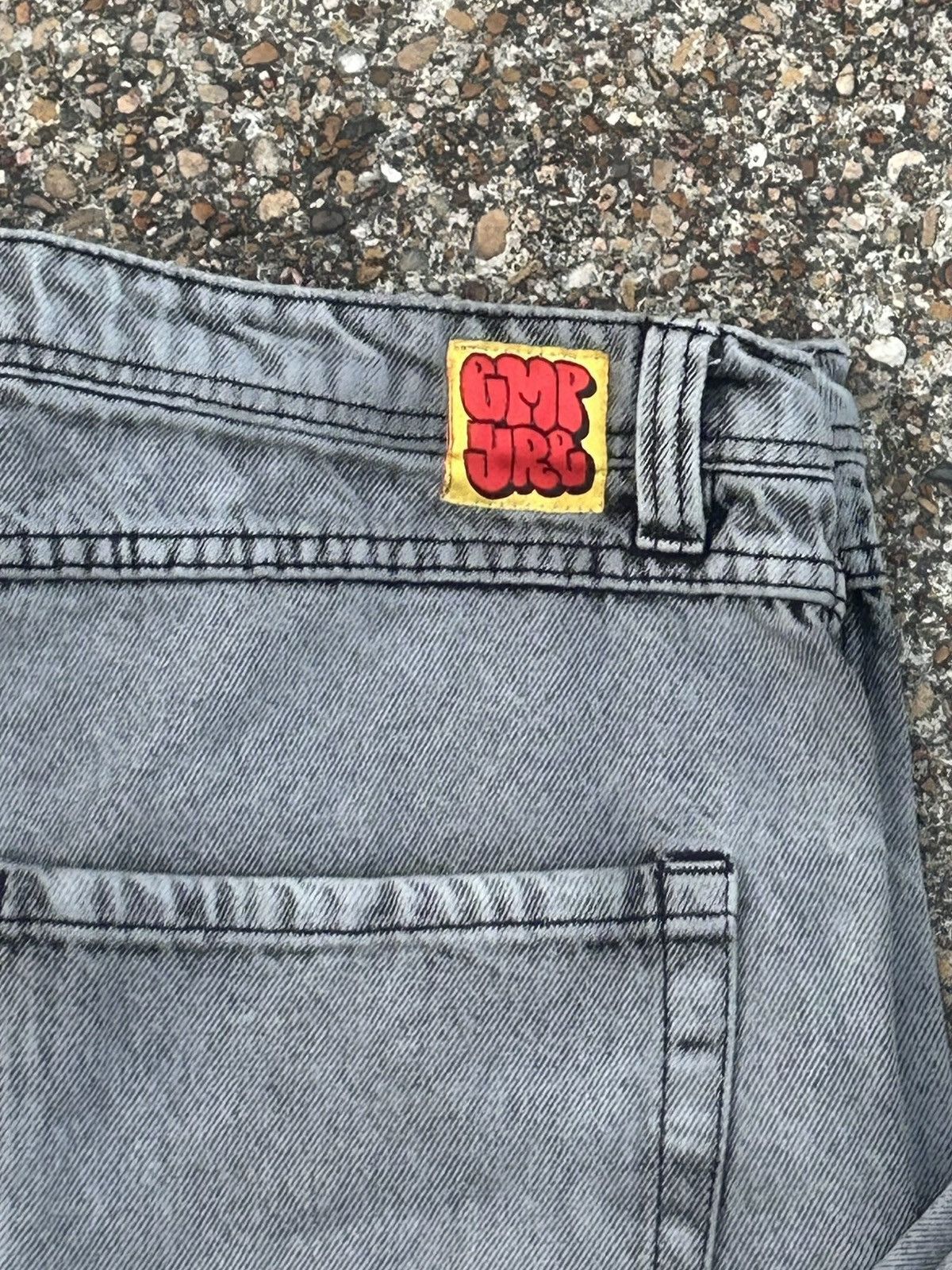 Empyre Empire Jeans Size 36 Y2K Gray Wash Embroidered Baggy Skater Size US 36 / EU 52 - 5 Thumbnail
