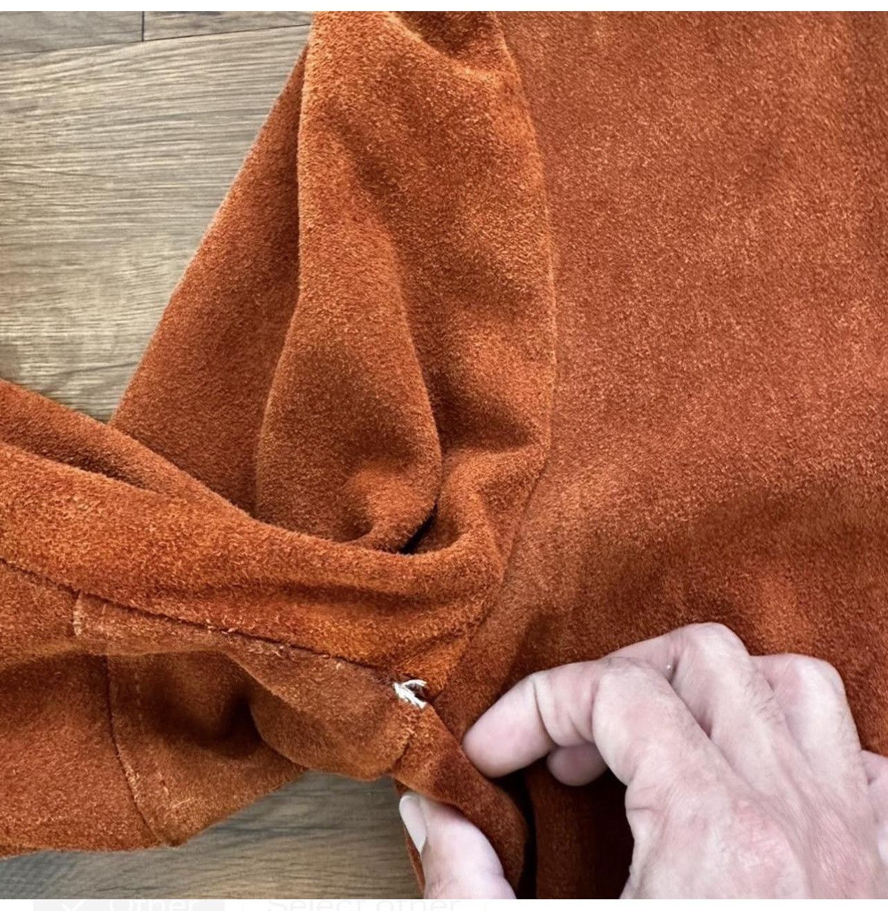 Vintage Vintage Cowhide Leather Jacket Burnt Orange Size US S / EU 44-46 / 1 - 6 Thumbnail