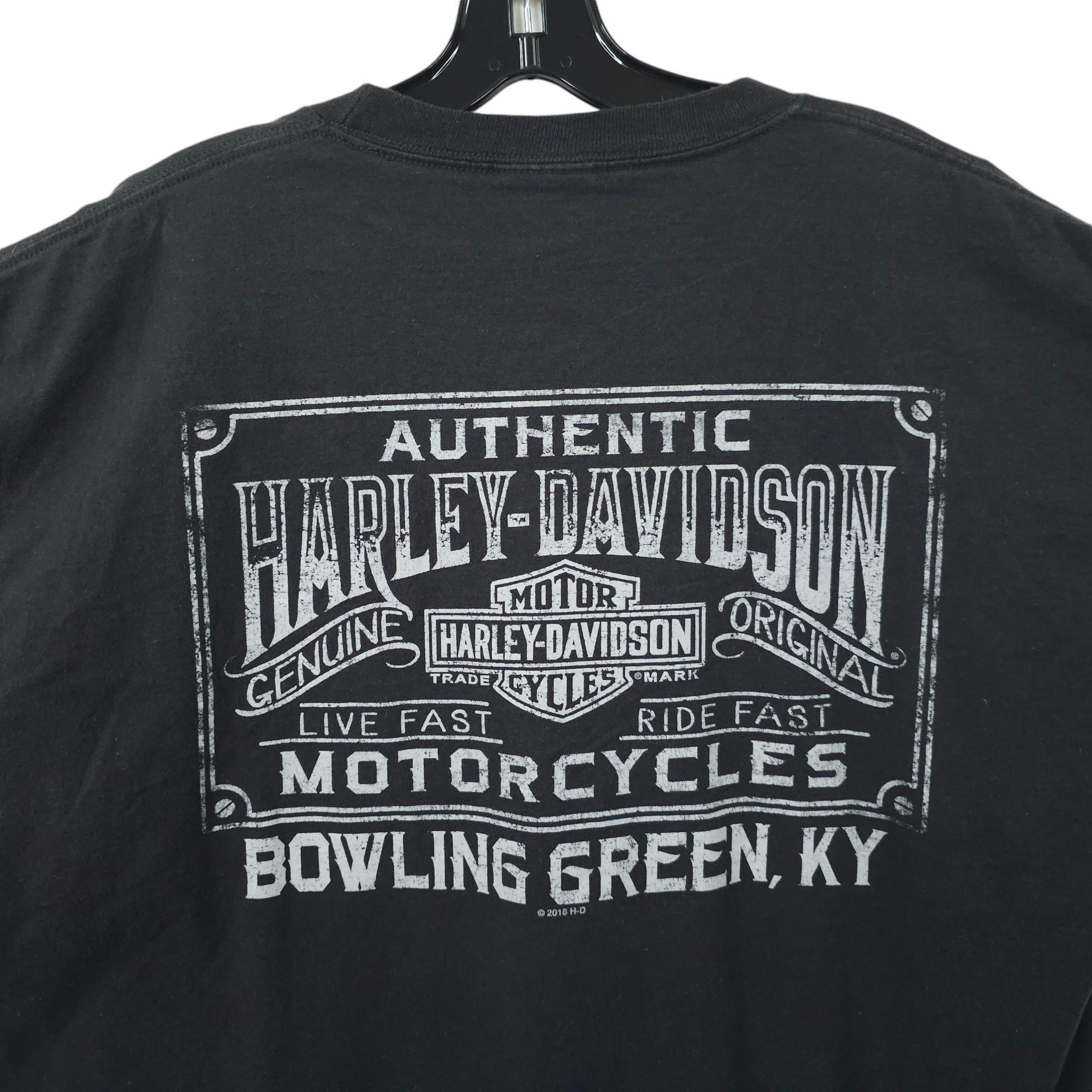 Harley Davidson Harley Davidson T Shirt Mens XL Double Sided Live Fast Ride Size US XL / EU 56 / 4 - 18 Thumbnail