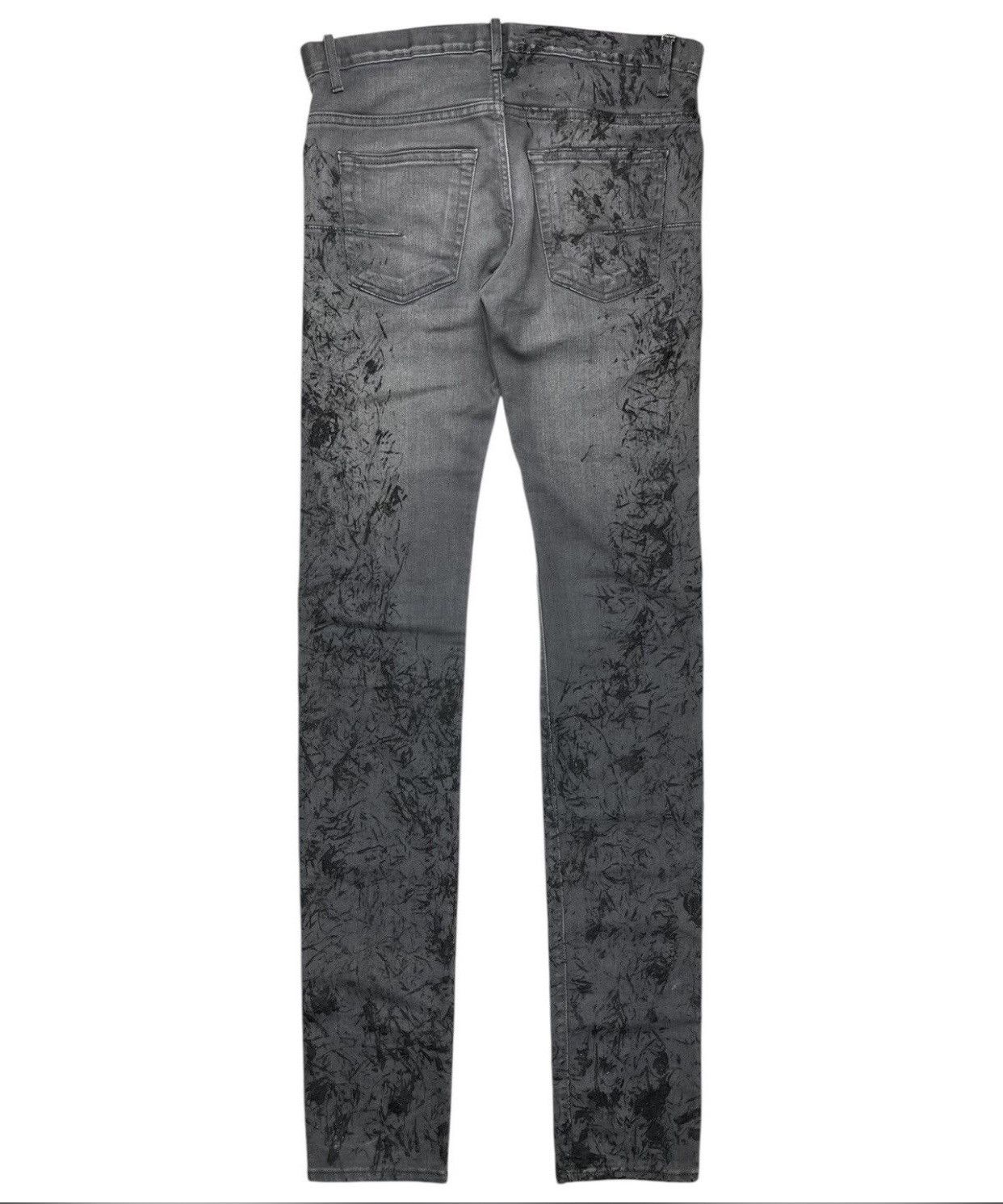Dior AW10 Dior Homme Wax Paint Splatter Denim Size US 31 - 3 Thumbnail