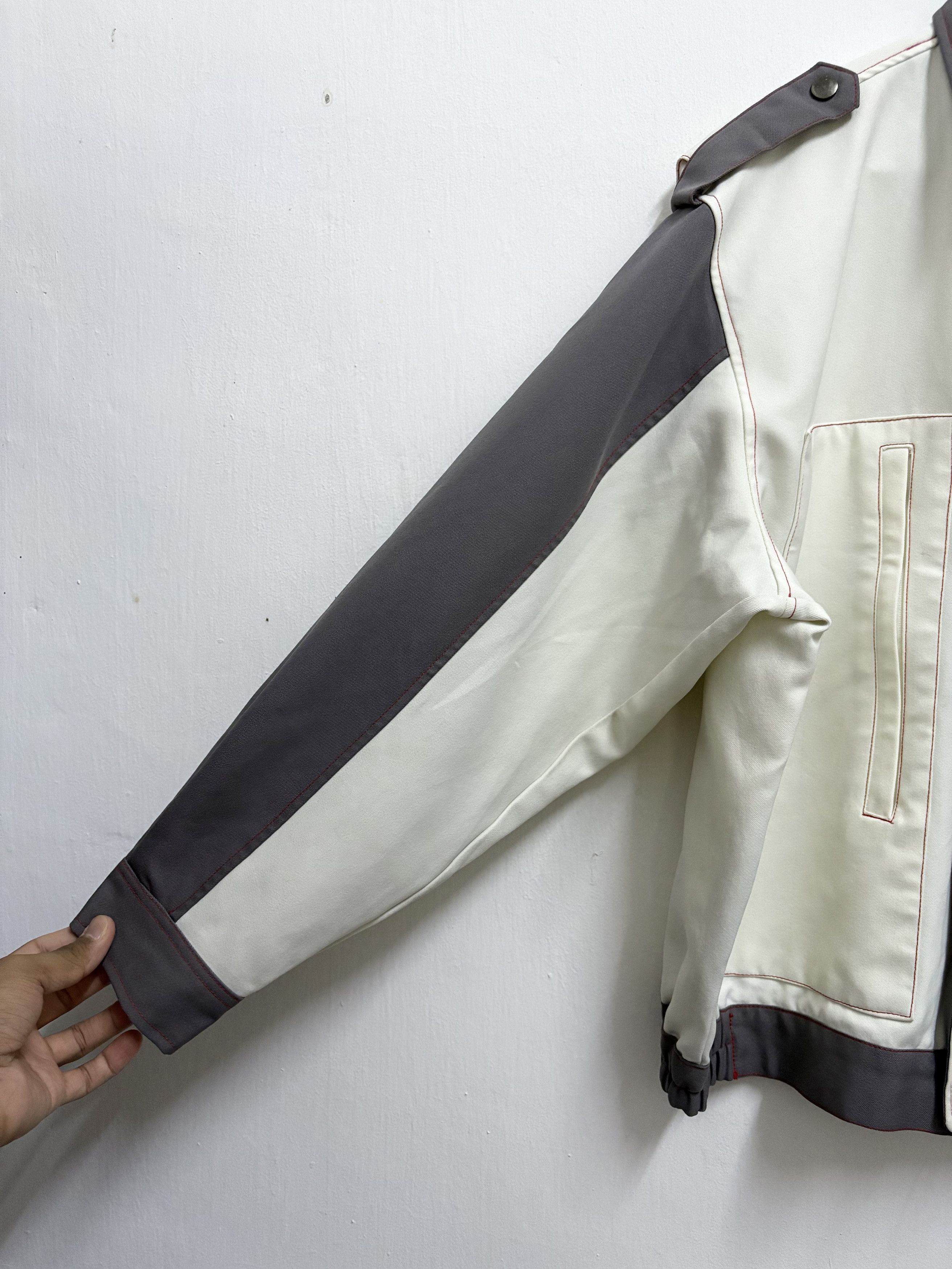 Japanese Brand × Vintage Vintage 90's Nissan Work Wear Retro " Staff " Lights Jacket Size US L / EU 52-54 / 3 - 11 Thumbnail