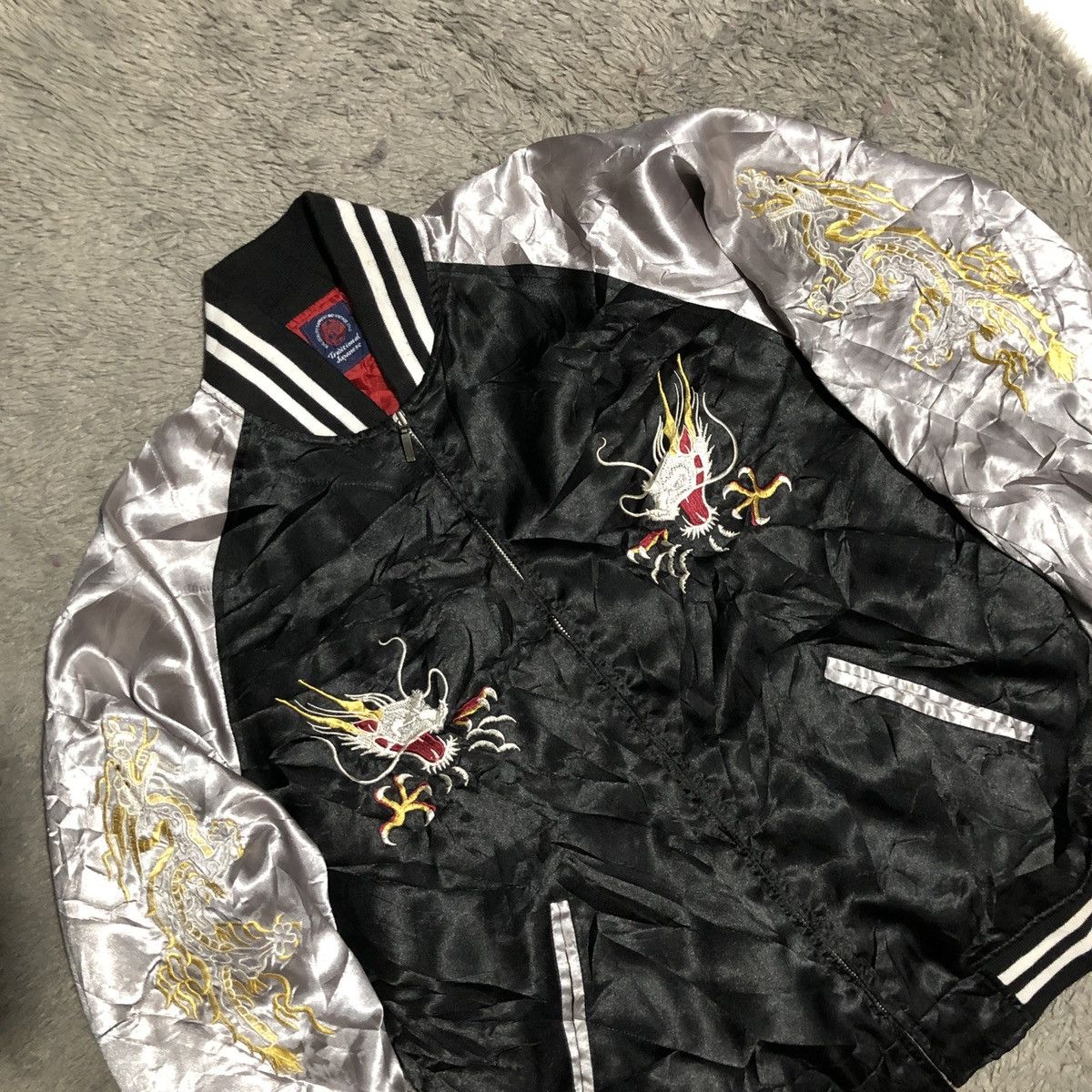 Japanese Brand SUKAJAN TRADITIONAL JAPANESE JACKET JAPAN YOKOSUKA Size US L / EU 52-54 / 3 - 9 Thumbnail