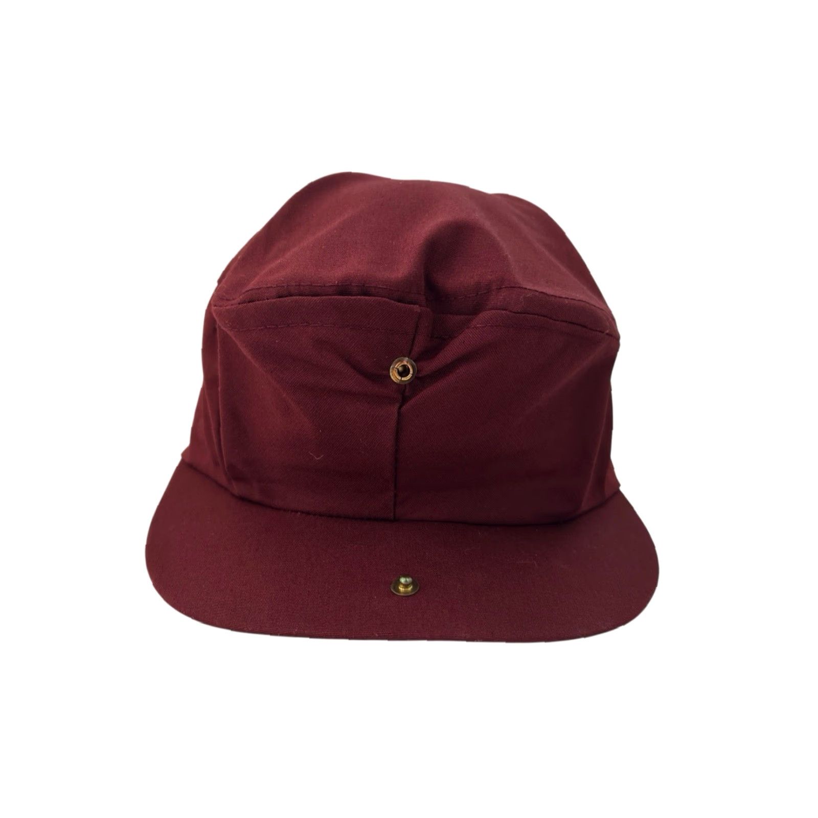 Vintage VINTAGE cabbie drivers flat cap hat Mens M burgundy 90s deadstock NWOT USA Made snap on bill NWOT Size ONE SIZE - 7 Thumbnail