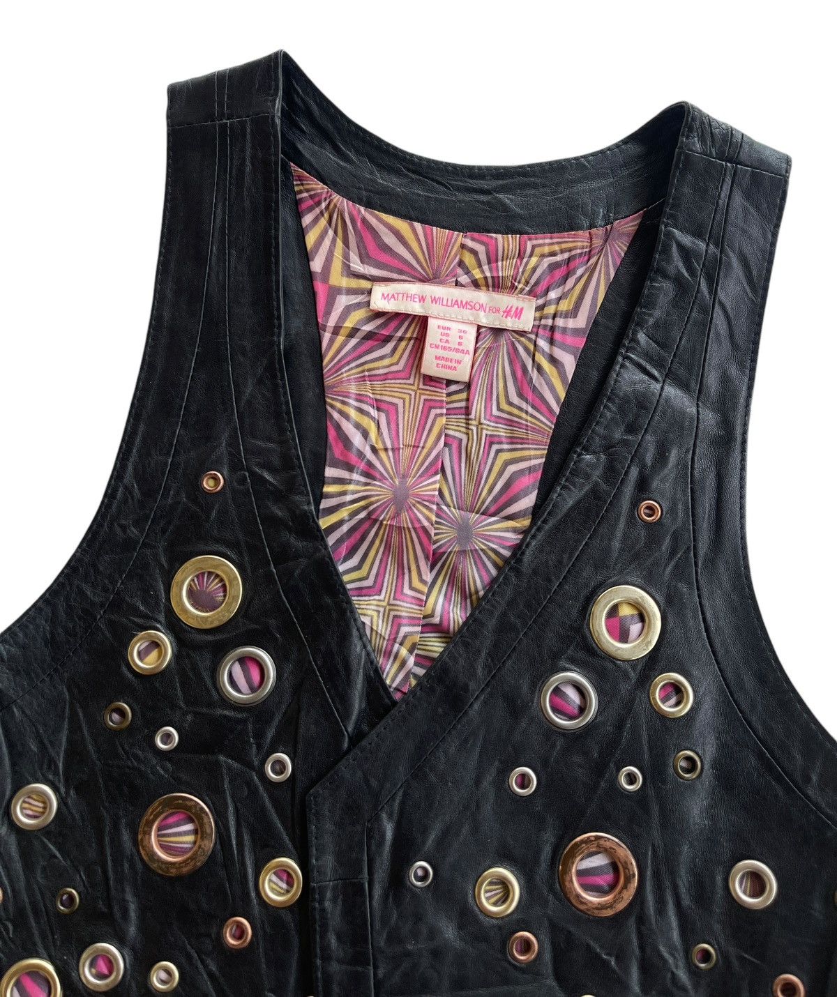 Matthew Williamson Spring 2009 Collection Leather Vest Size M / US 6-8 / IT 42-44 - 6 Thumbnail