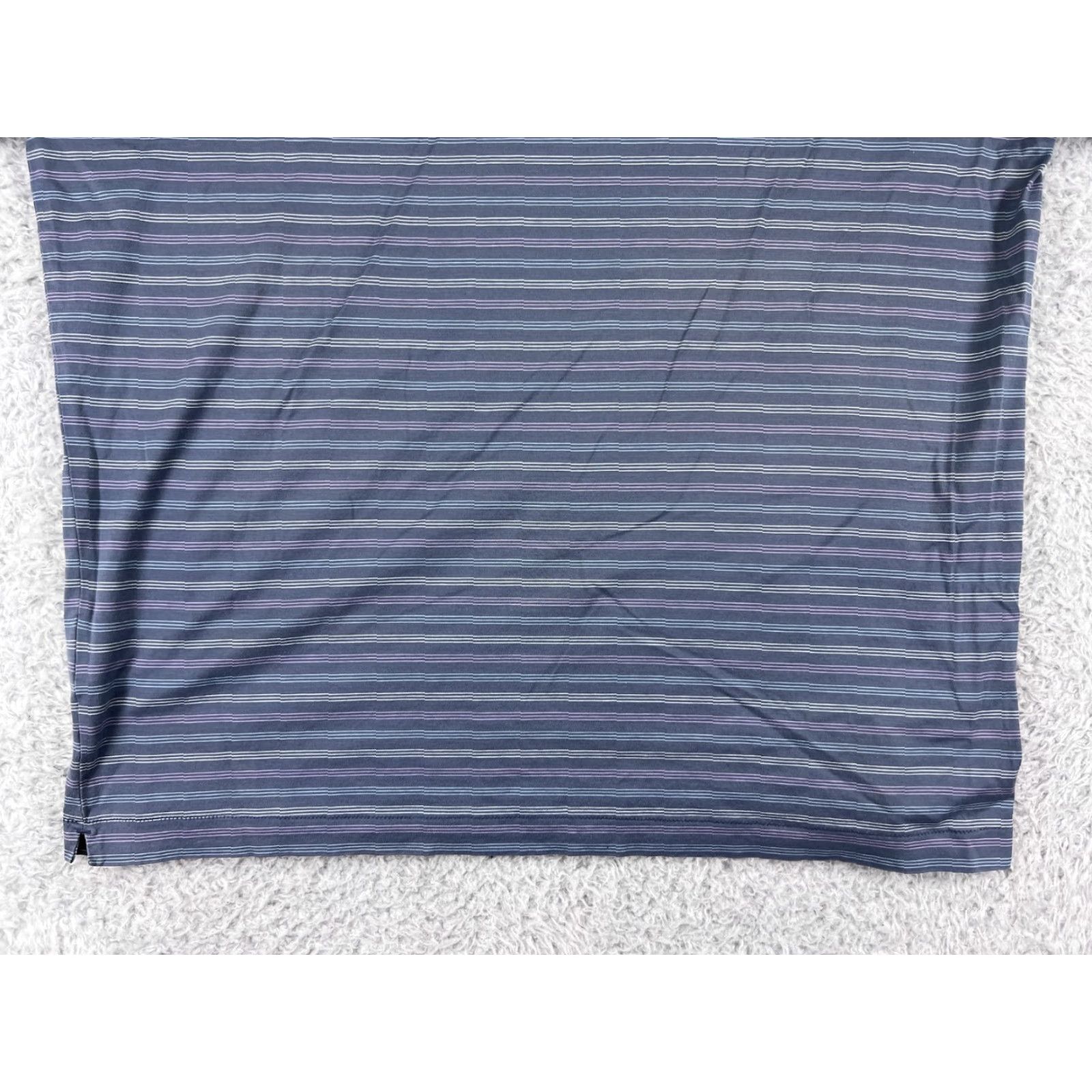 Nike Nike Tiger Woods Nike Dri-Fit Shirt Polo for Men Large Blue Striped 100% Cotton Golf / Casual Workwear Size US L / EU 52-54 / 3 - 6 Thumbnail