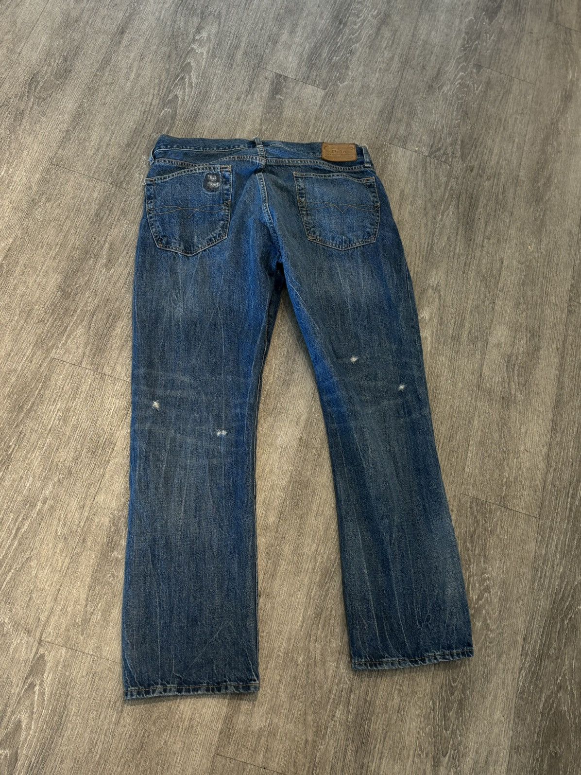 Polo Ralph Lauren × Vintage Blue Polo Ralph Lauren Denim Size US 36 / EU 52 - 5 Thumbnail