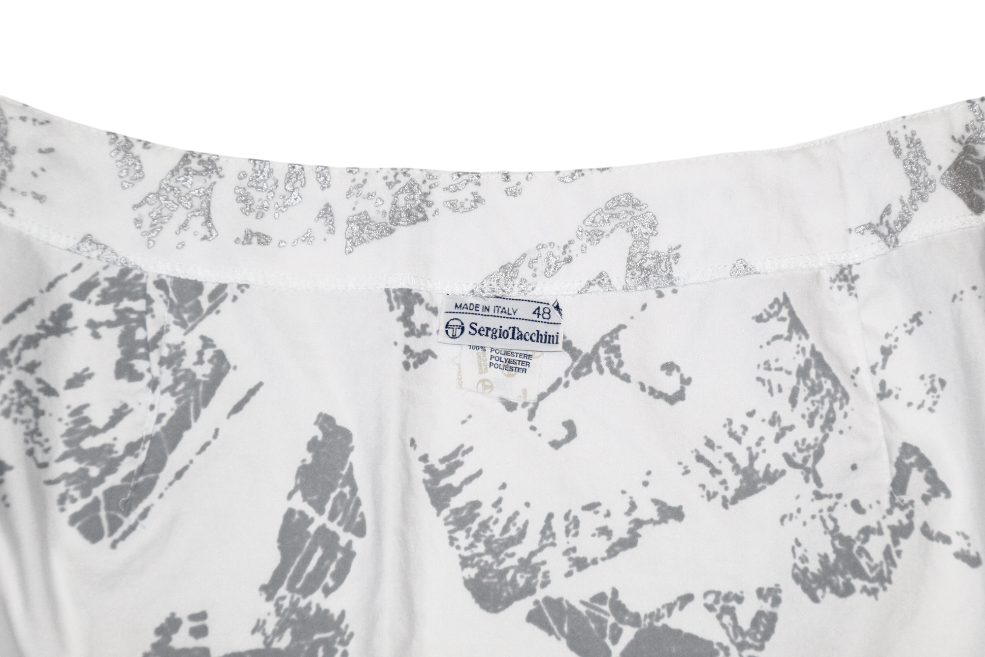 Sergio Tacchini Sergio Tacchini Abstract Glitter Coated Wrap Tennis Skirt Size 32" / US 10 / IT 46 - 11 Thumbnail